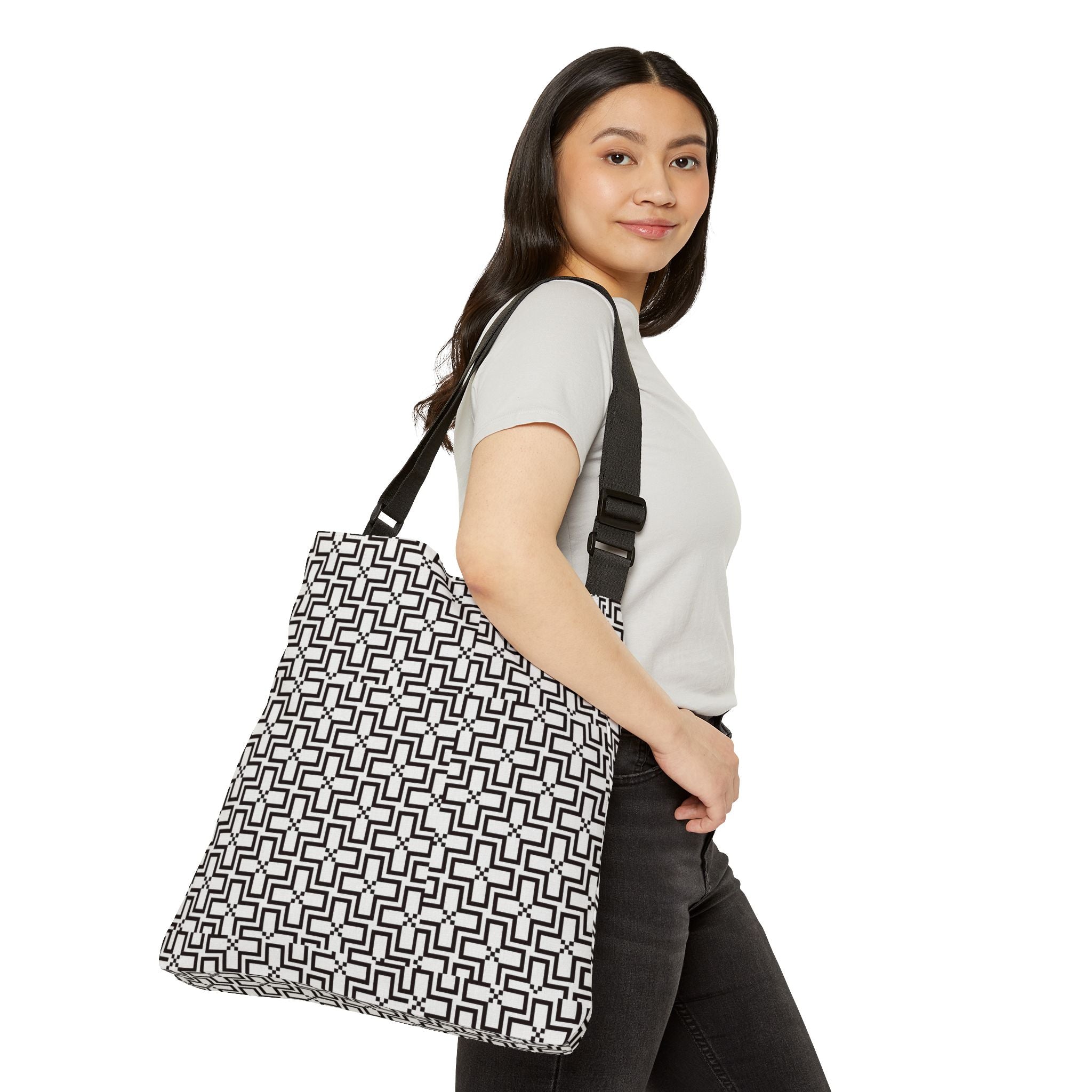 Chic Adjustable Tote Bag for Daily Use, Stylish Shoulder Bag, Unique Design Accessory, Perfect Gift for Students and Moms