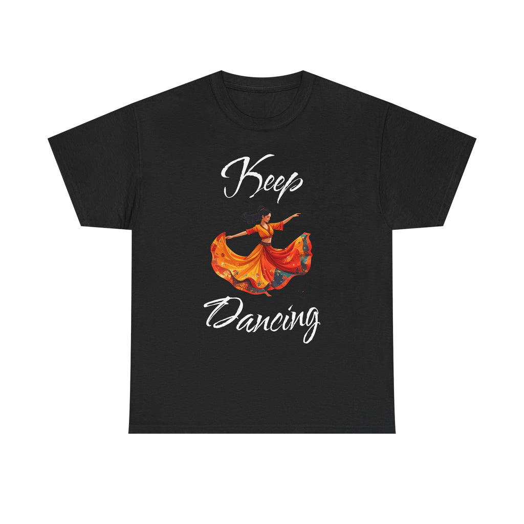 Dance of Elegance Unisex Heavy Cotton Tee, Artsy Shirt for Dance Lovers, Perfect Gift for Birthdays, Casual Wear, Festival Attire, [...]