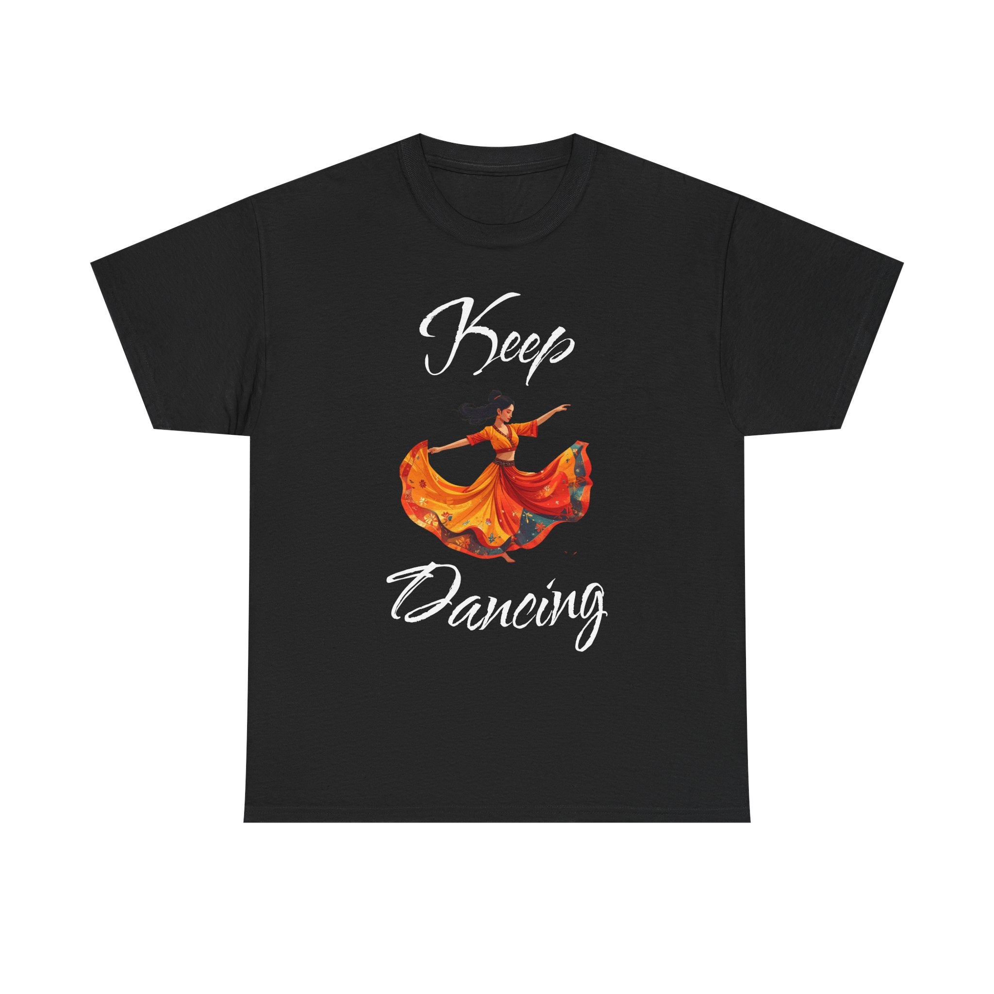 Dance of Elegance Unisex Heavy Cotton Tee, Artsy Shirt for Dance Lovers, Perfect Gift for Birthdays, Casual Wear, Festival Attire, [...]