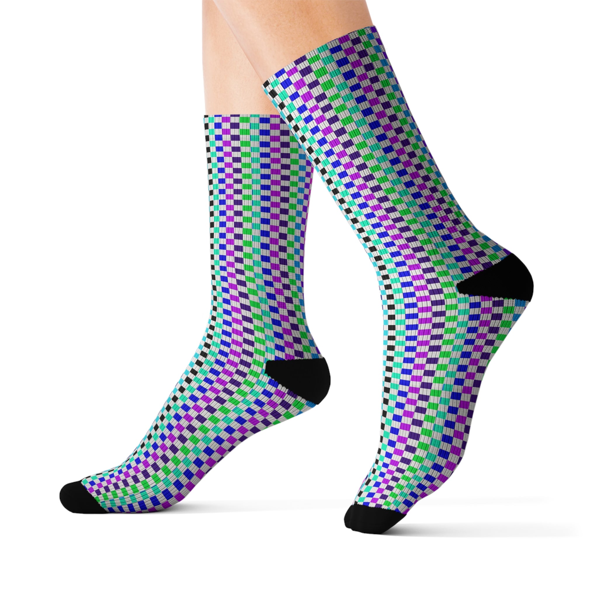 Colorful Patterned Socks, Unique Fashion Accessories, Fun Gift Idea, Festival Footwear, Comfortable Everyday Use