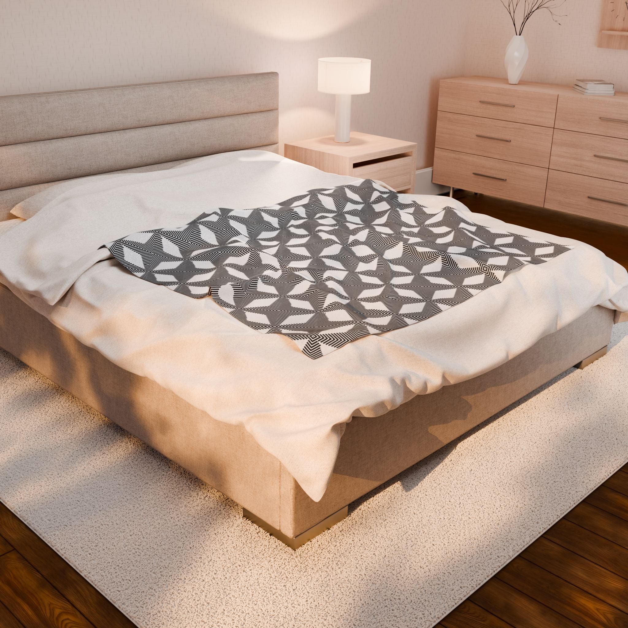 Cozy Velveteen Plush Blanket for Home, Soft Throw Blanket, Perfect for Gifts, Holiday Comfort, Warm Decorative Blanket