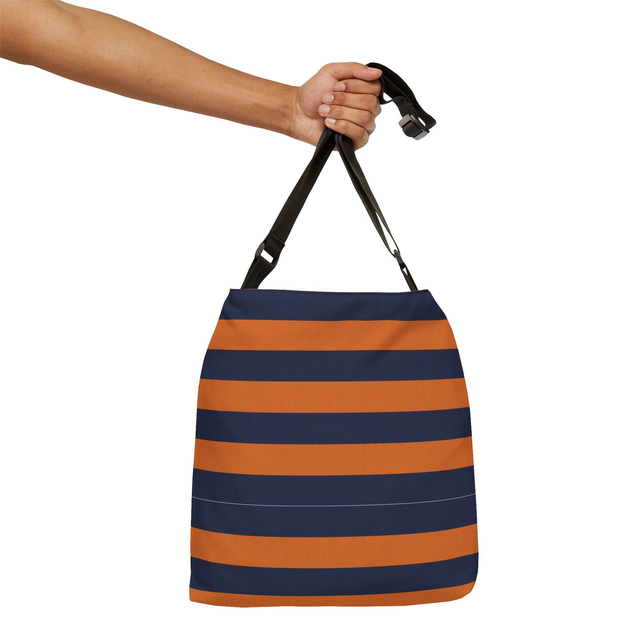 Stylish Adjustable Tote Bag, Striped Casual Bag, Reusable Shopping Tote, Perfect for Gifts, Everyday Use