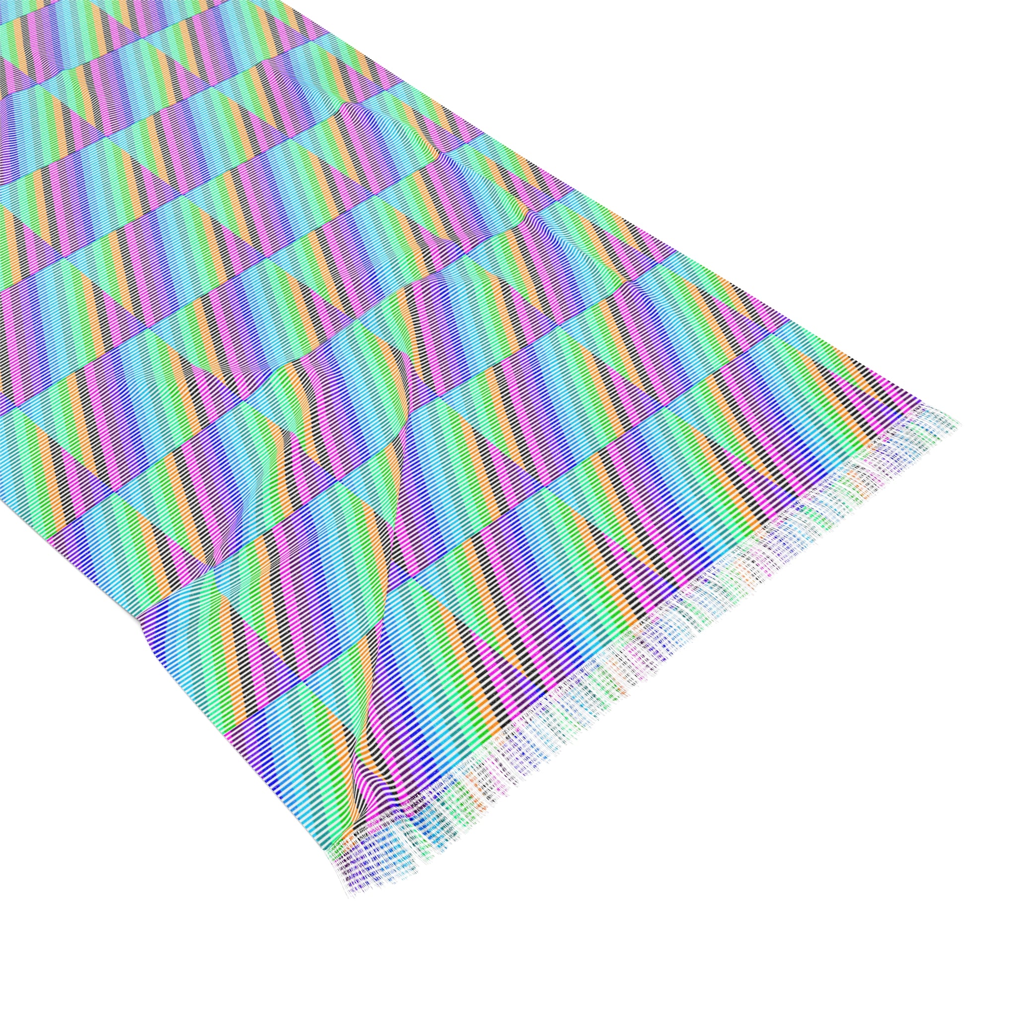 Vibrant Light Scarf | Colorful Fashion Accessory for Summer, Festival Wear, Beach Cover-Up, Gift Idea