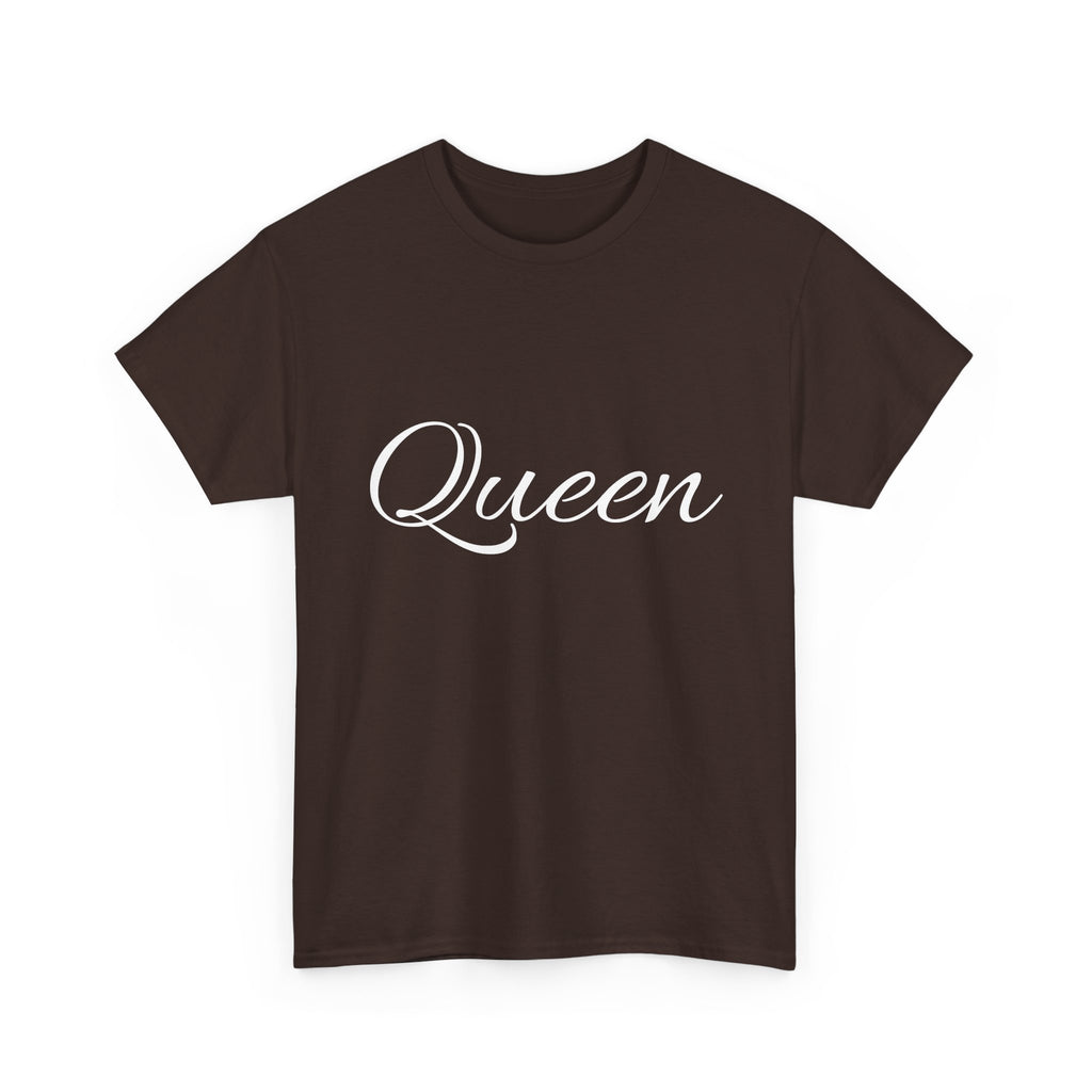 Queen Unisex Heavy Cotton Tee, Stylish Tee, Gift for Her, Casual Wear, Birthday Gift, Women’s Fashion