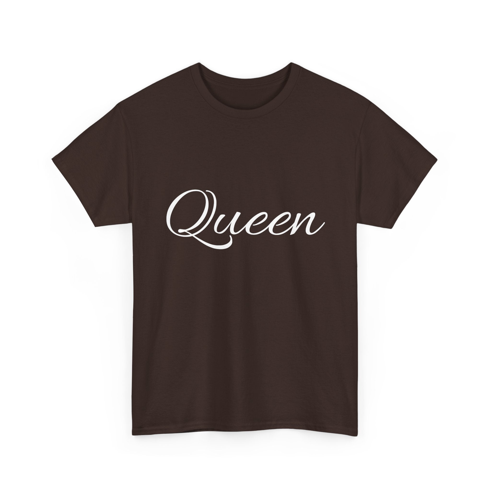 Queen Unisex Heavy Cotton Tee, Stylish Tee, Gift for Her, Casual Wear, Birthday Gift, Women’s Fashion