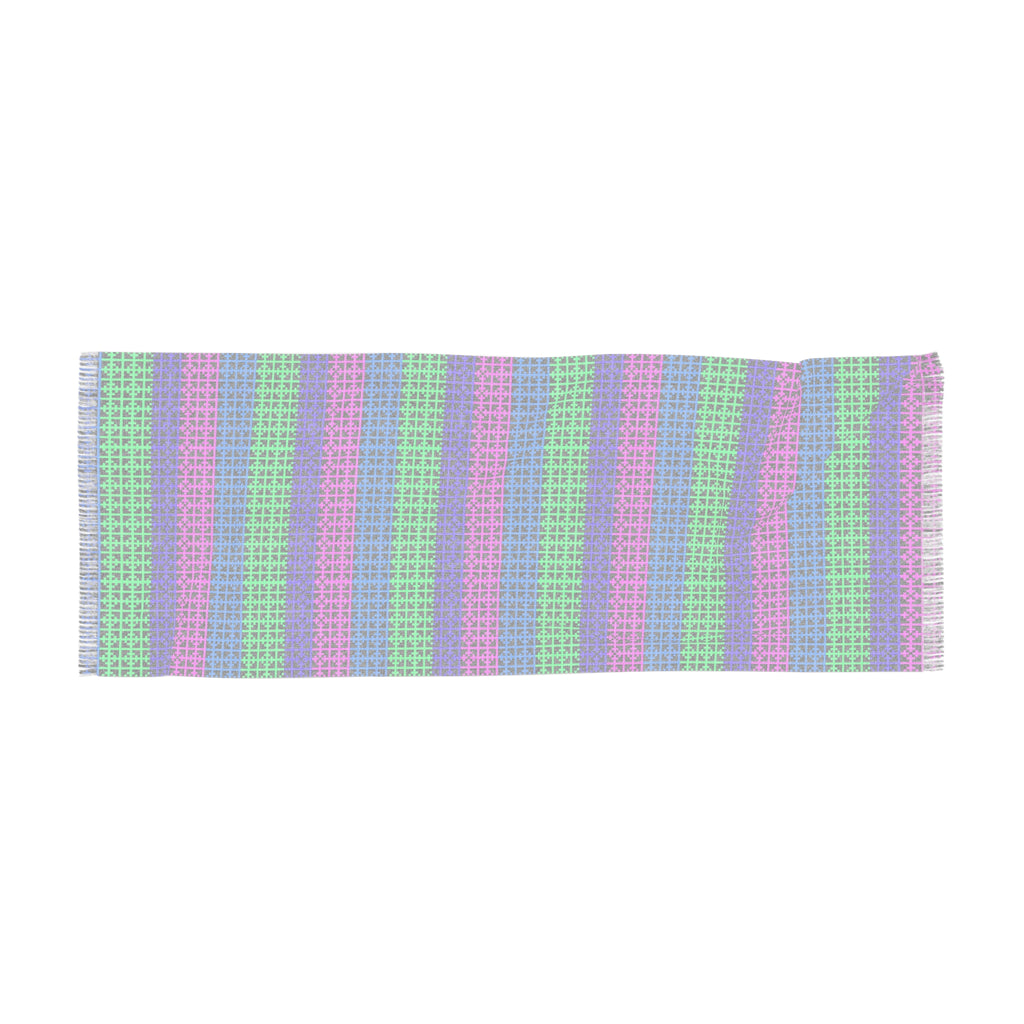 Vibrant Woven Scarf - Boho Chic Wrap, Trendy Accessory, Spring/Summer Fashion, Gift for Her, Festival Style