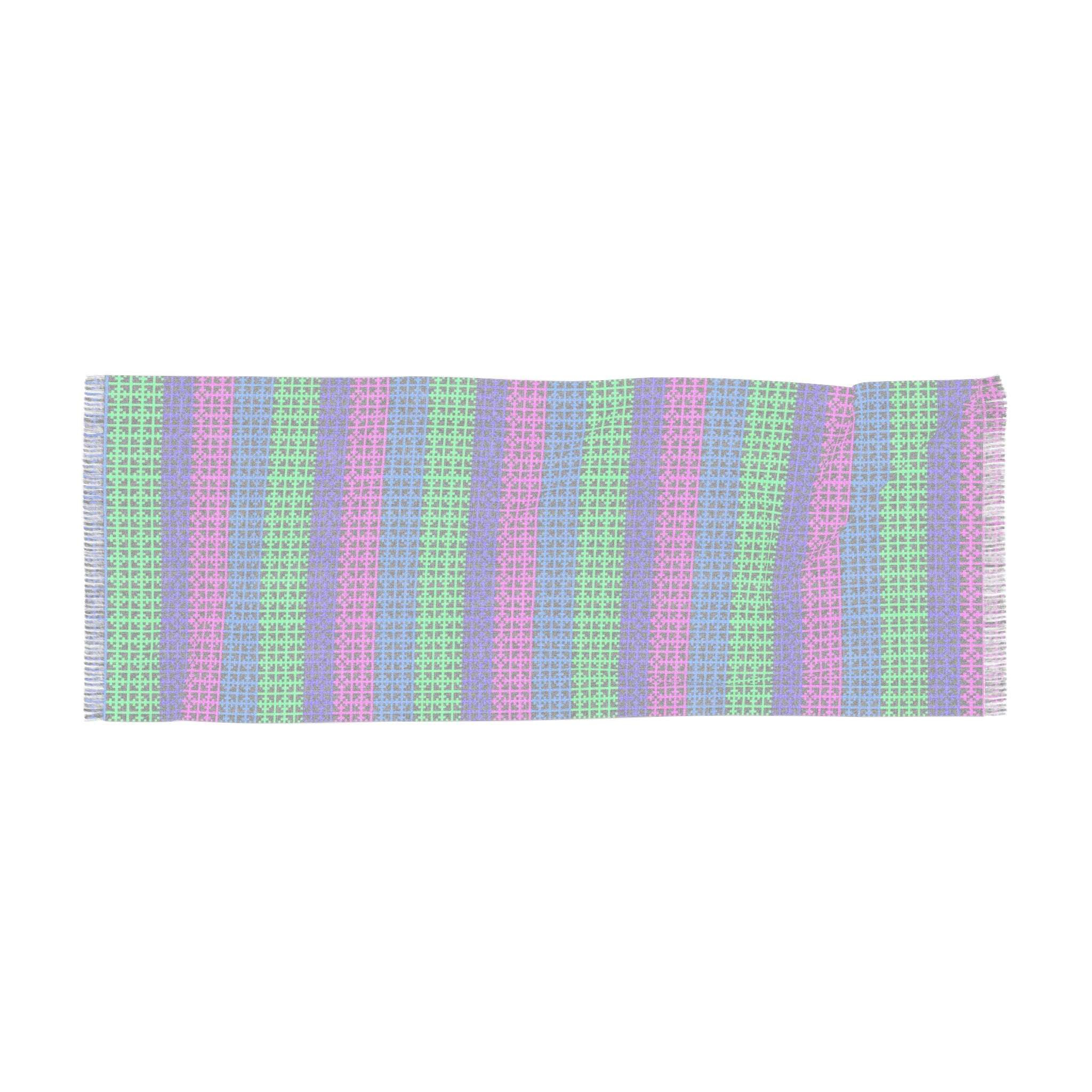Vibrant Woven Scarf - Boho Chic Wrap, Trendy Accessory, Spring/Summer Fashion, Gift for Her, Festival Style