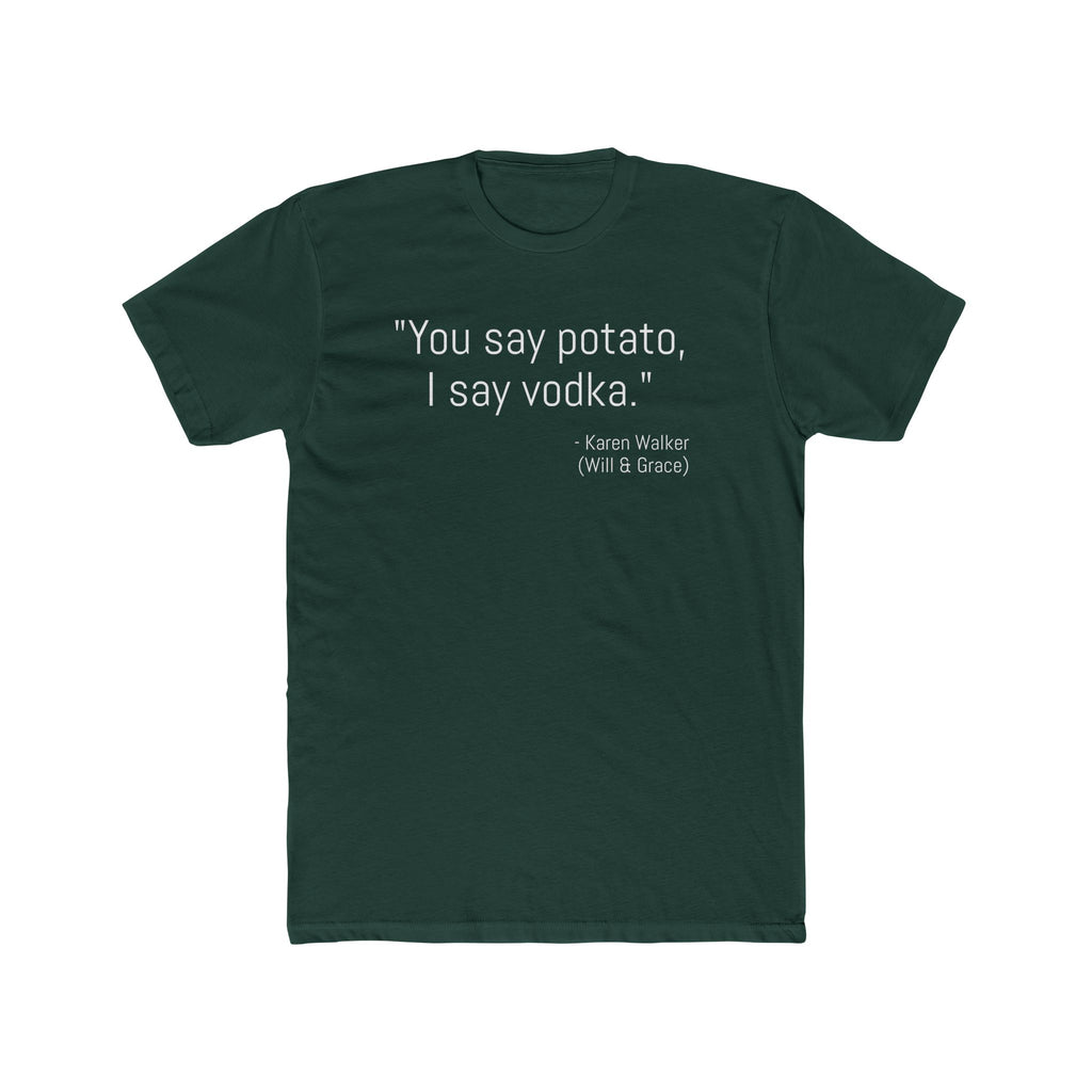 Funny Quote Cotton Crew Tee, Casual Tee for Friends, Gift for Her, Humor T-Shirt, Unique Birthday Gift, Stylish Lounge Wear