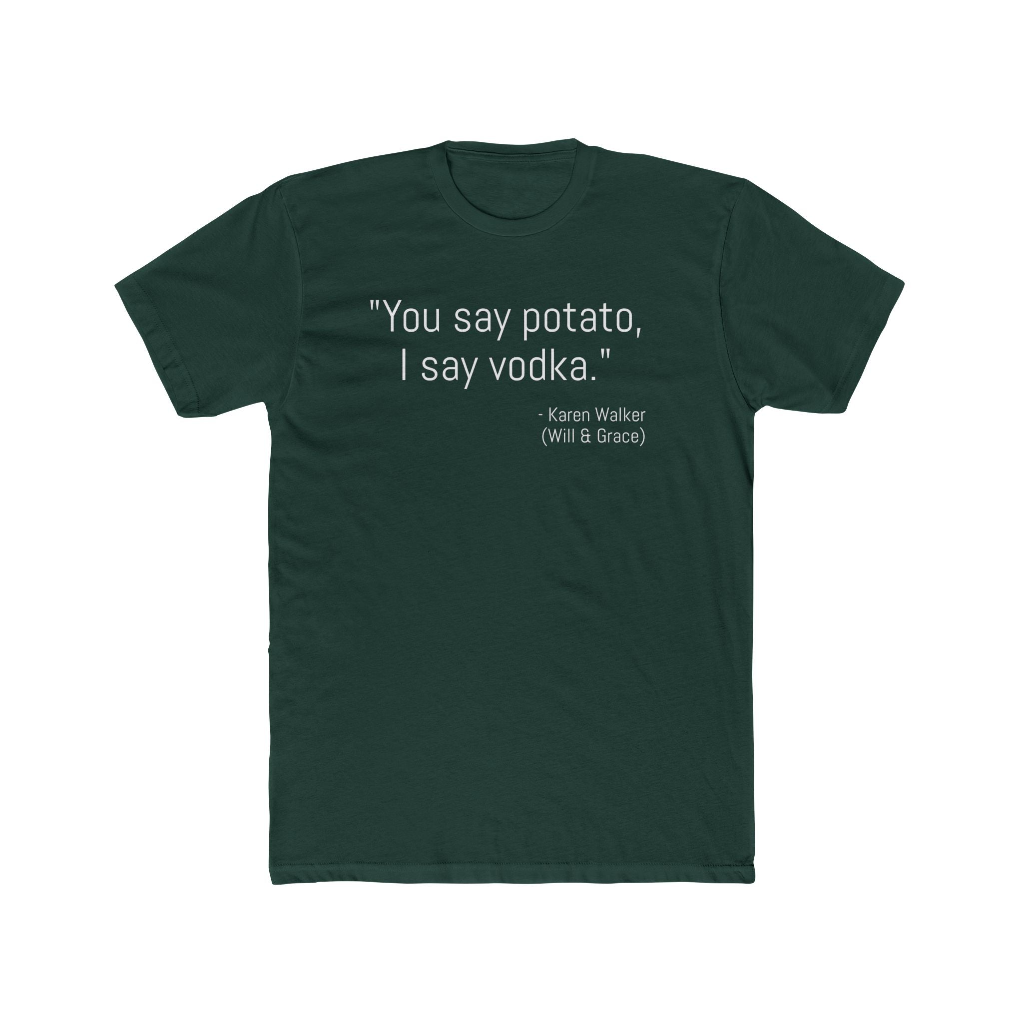 Funny Quote Cotton Crew Tee, Casual Tee for Friends, Gift for Her, Humor T-Shirt, Unique Birthday Gift, Stylish Lounge Wear