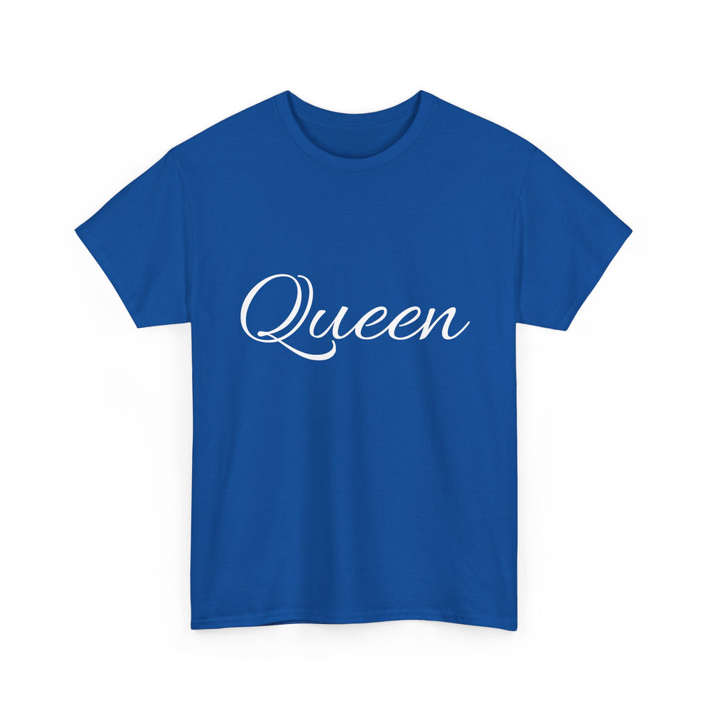Queen Unisex Heavy Cotton Tee, Stylish Tee, Gift for Her, Casual Wear, Birthday Gift, Women’s Fashion