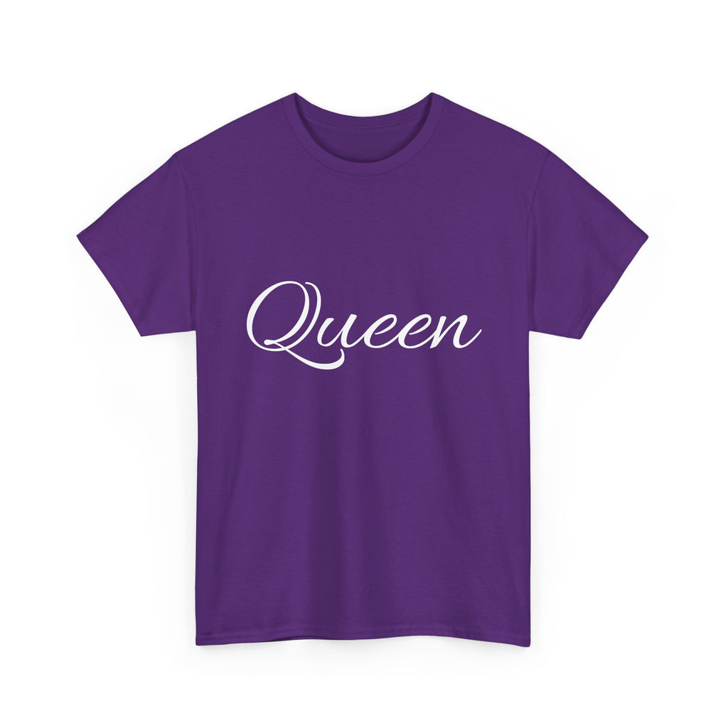 Queen Unisex Heavy Cotton Tee, Stylish Tee, Gift for Her, Casual Wear, Birthday Gift, Women’s Fashion