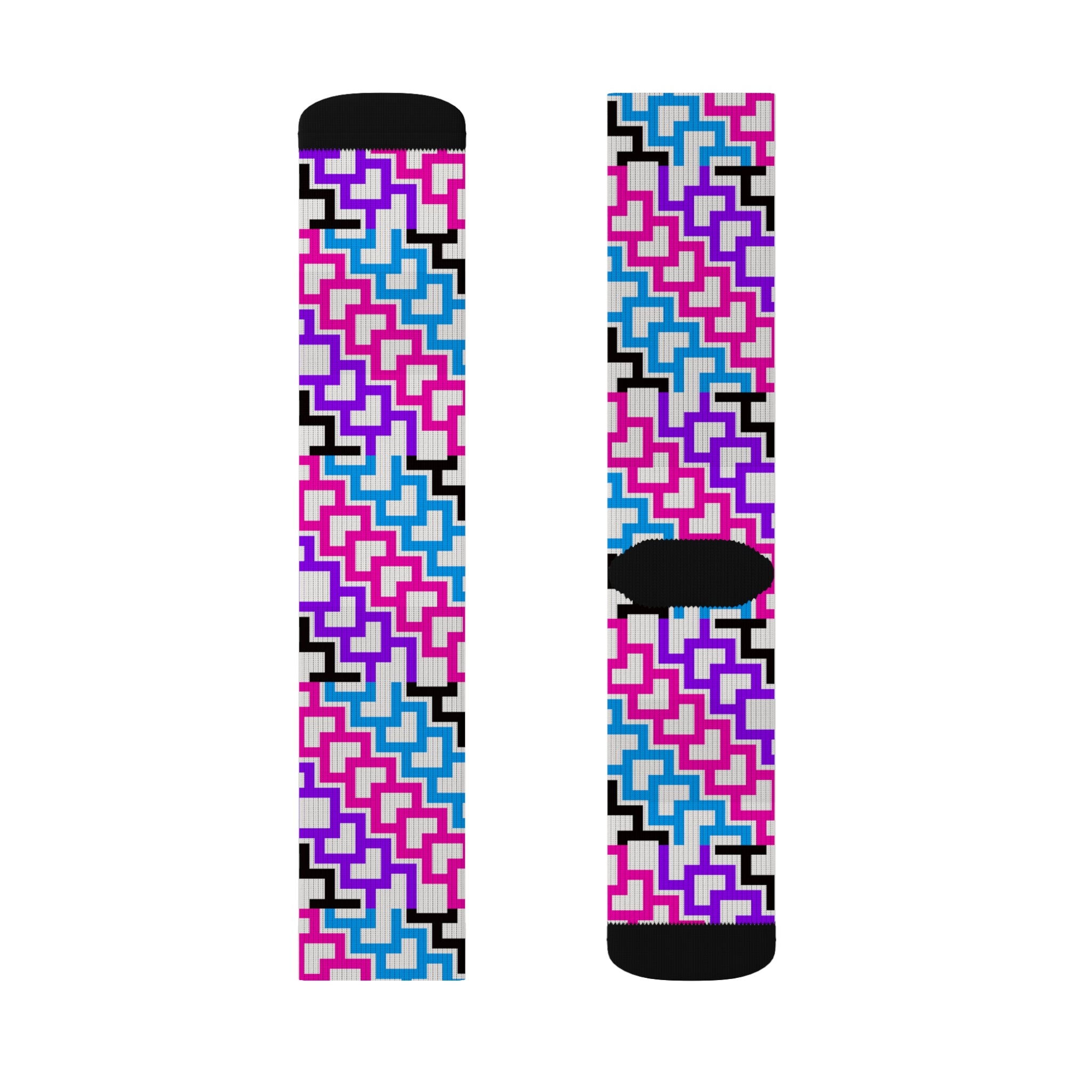 Vibrant Patterned Socks, Colorful Socks, Fun Fashion Socks, Unique Gift for Her, Casual Wear, Festival Accessories