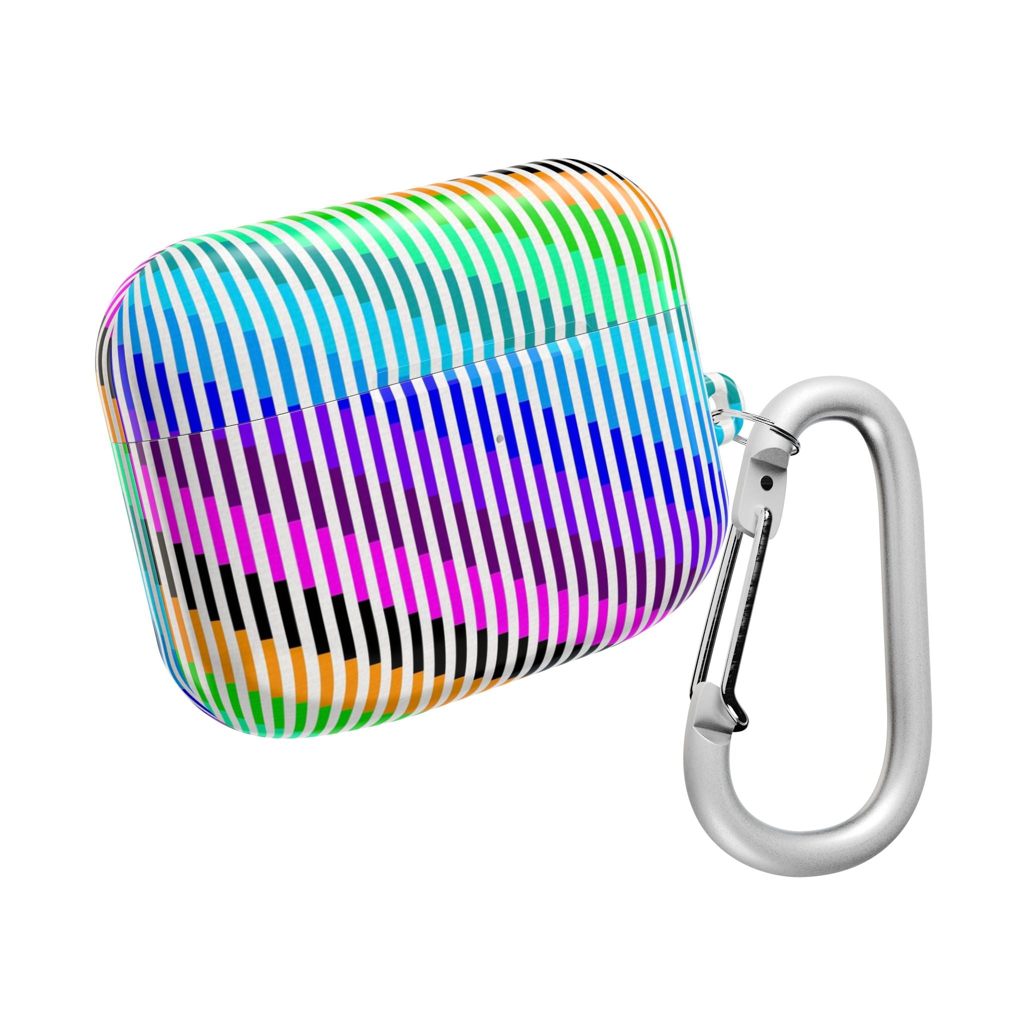 Colorful Rainbow AirPod Case Cover, Trendy Protection, Gift for Music Lovers, Fun Accessory, Summer Vibes, Unique Design