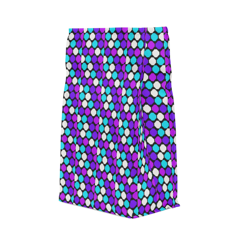 Colorful Polyester Lunch Bag with Hexagon Pattern, Insulated Snack Tote, Cute Lunch Box, Reusable Meal Carrier, Fun Kids Lunch Bag, [...]