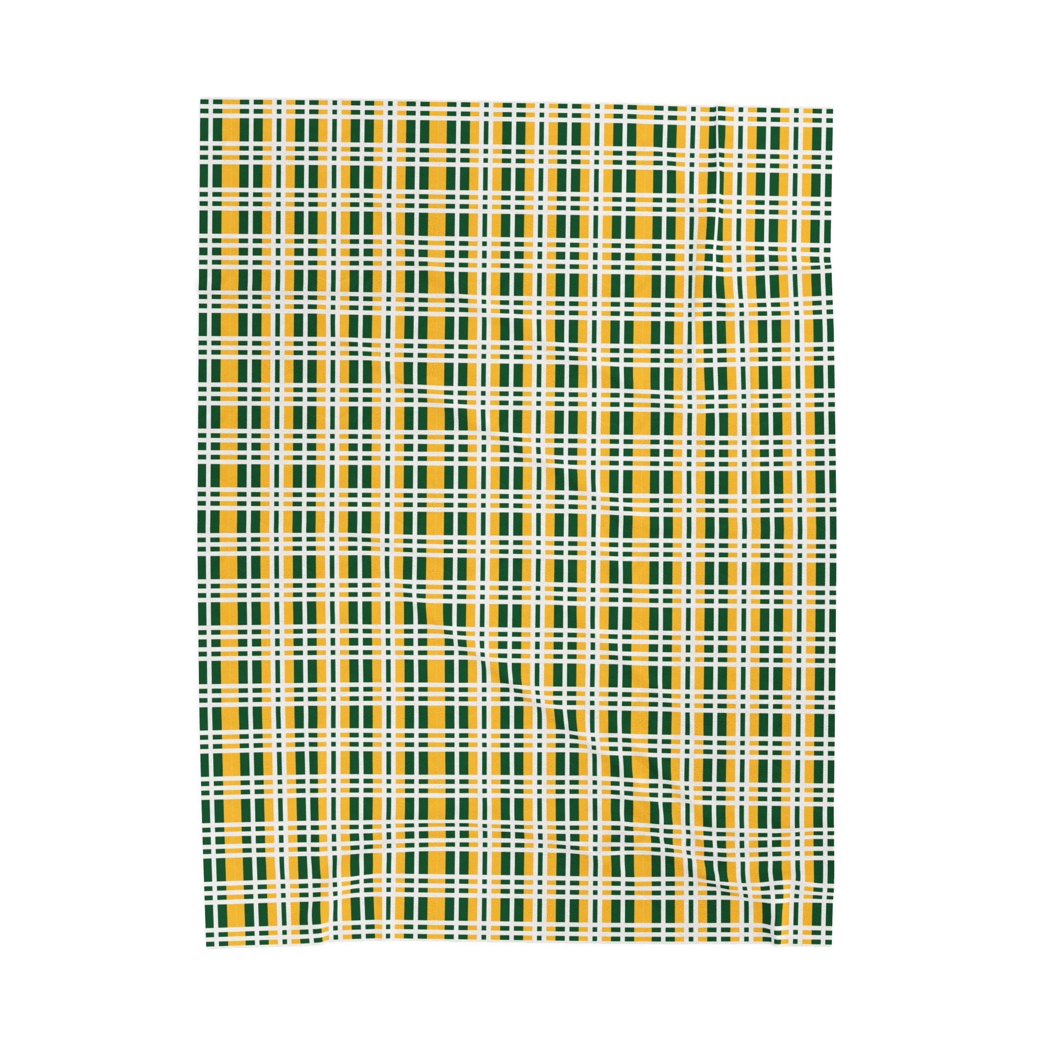 Cozy Velveteen Plush Blanket for GMU Fans, Soft Throw, Year-Round Comfort, Holiday Gift, Home Decor, Warm Lounge Essential