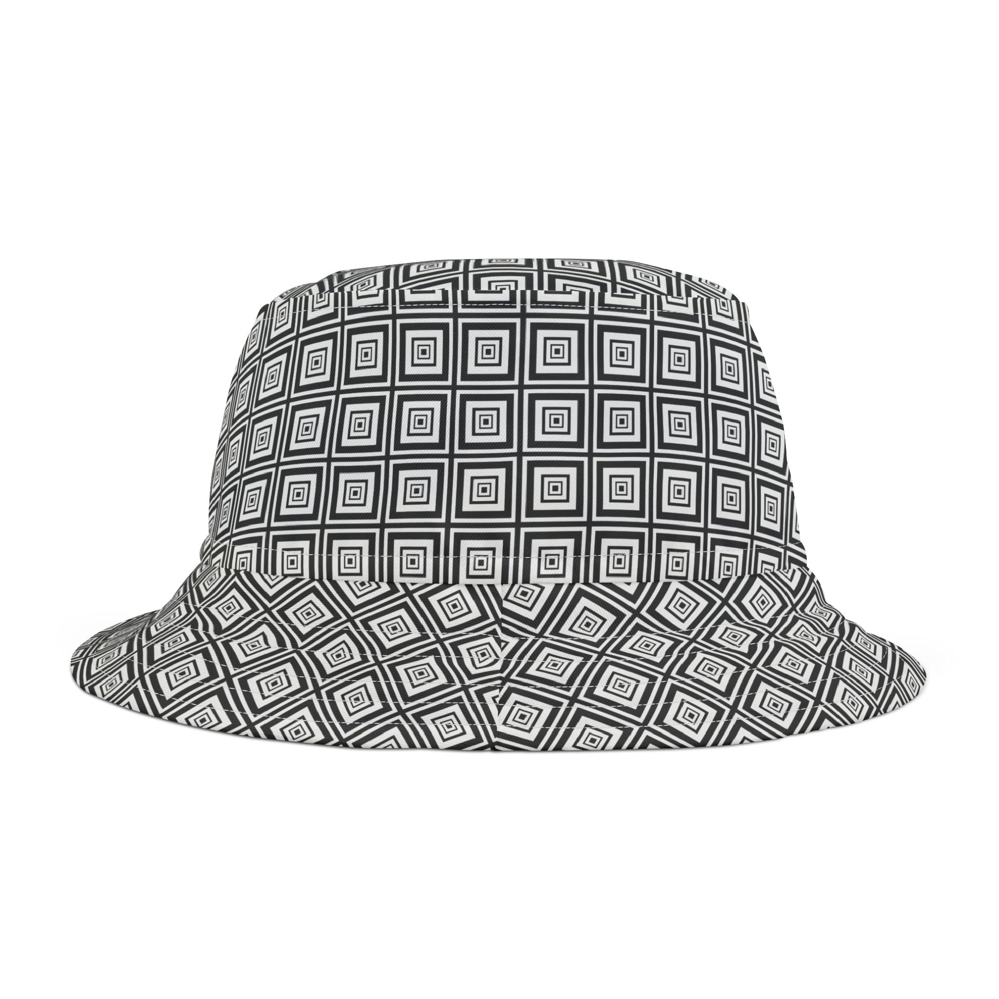 Stylish AOP Bucket Hat – Trendy Summer Accessory, Cool Gift for Fashion Lovers, Great for Vacations, Festivals, and Outdoor Adventures