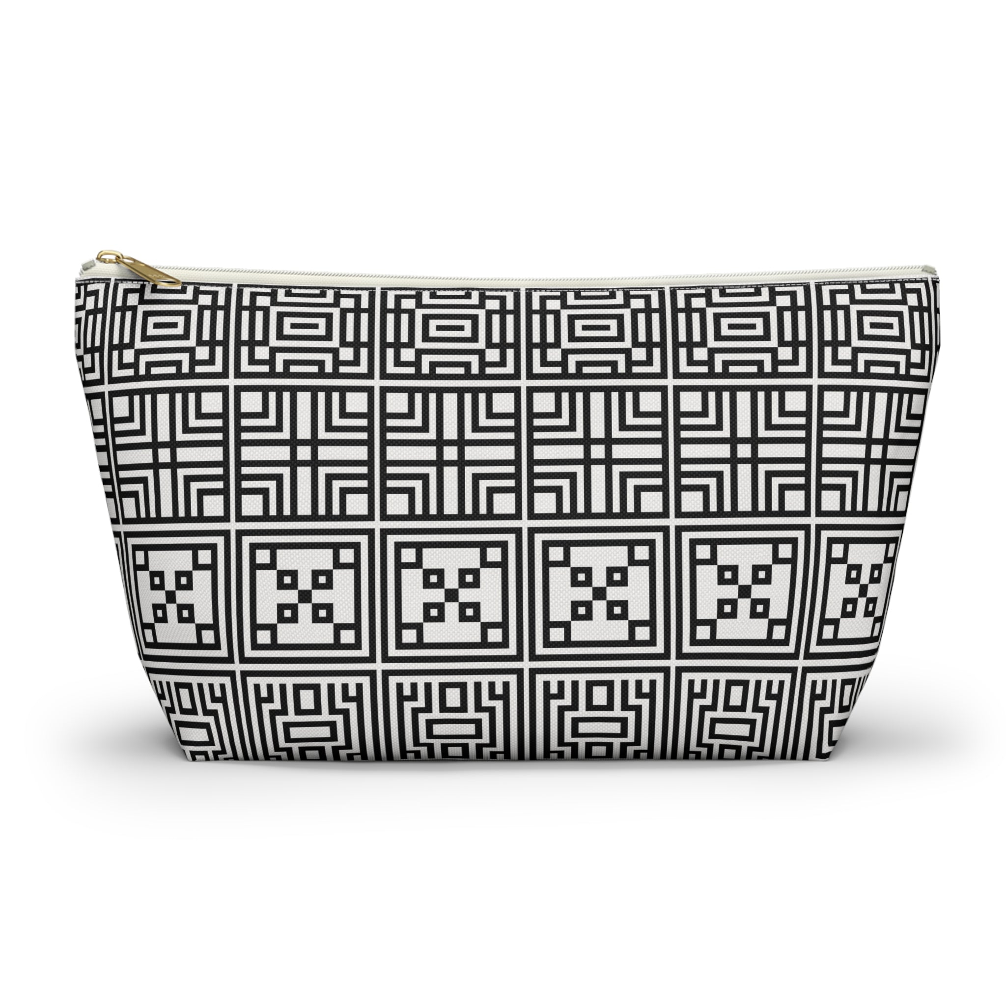 Chic Geometric Accessory Pouch - Perfect for Travel, Makeup, or Everyday Use, Stylish Gift for Friends and Family