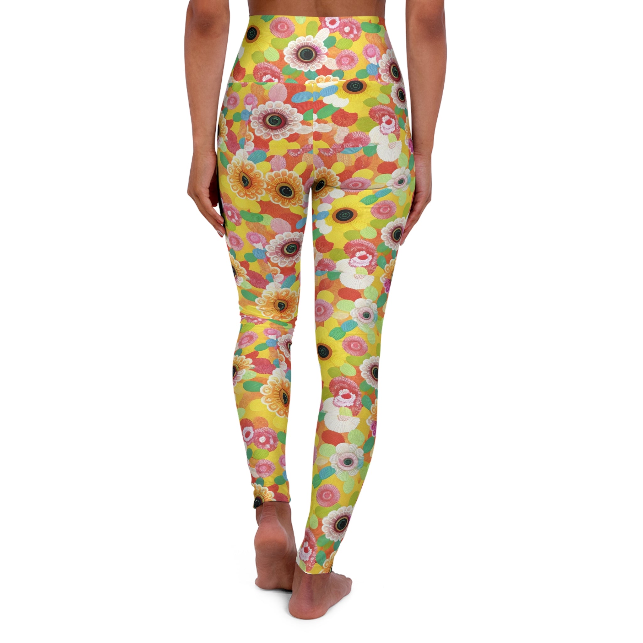 High Waisted Yoga Leggings, Colorful Workout Leggings, Fitness Leggings, Activewear for Women, Yoga Outfit, Casual Leggings