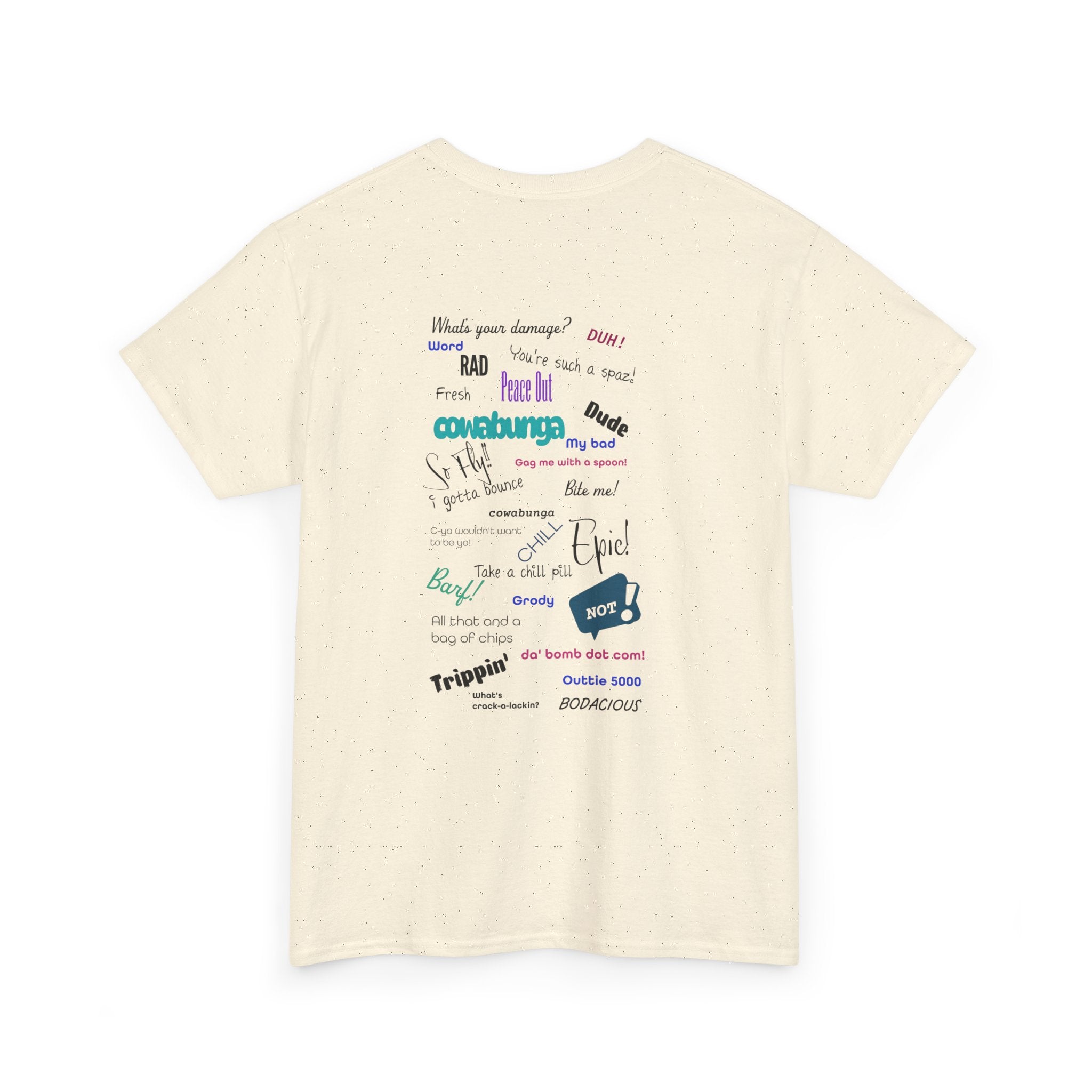 Gen X Unisex Heavy Cotton Tee - Nostalgic Graphic T-Shirt, Perfect for Casual Wear, Gifts, Birthdays, and Retro Celebrations