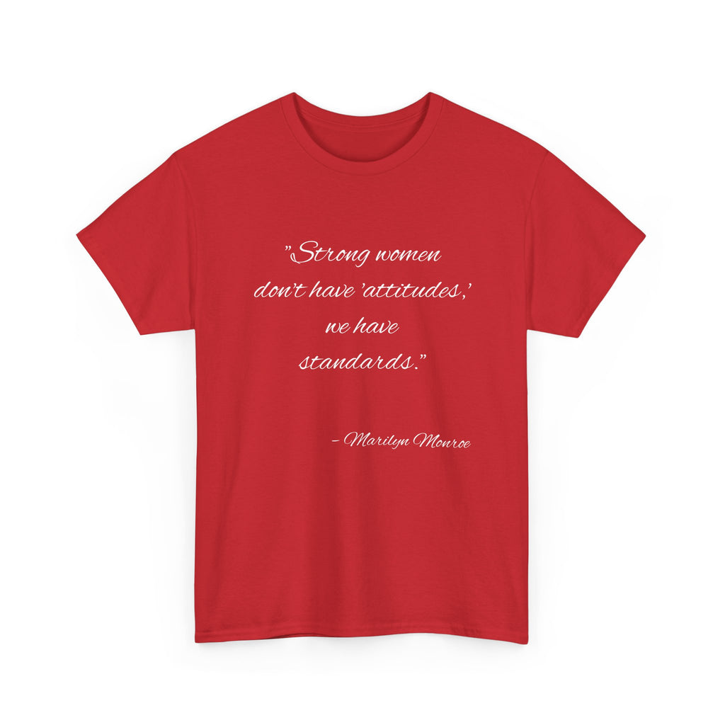 Strong Women Unisex Heavy Cotton Tee - Empowerment Shirt, Inspirational Apparel, Gift for Her, Birthday Gift, Motivational Quote Tee