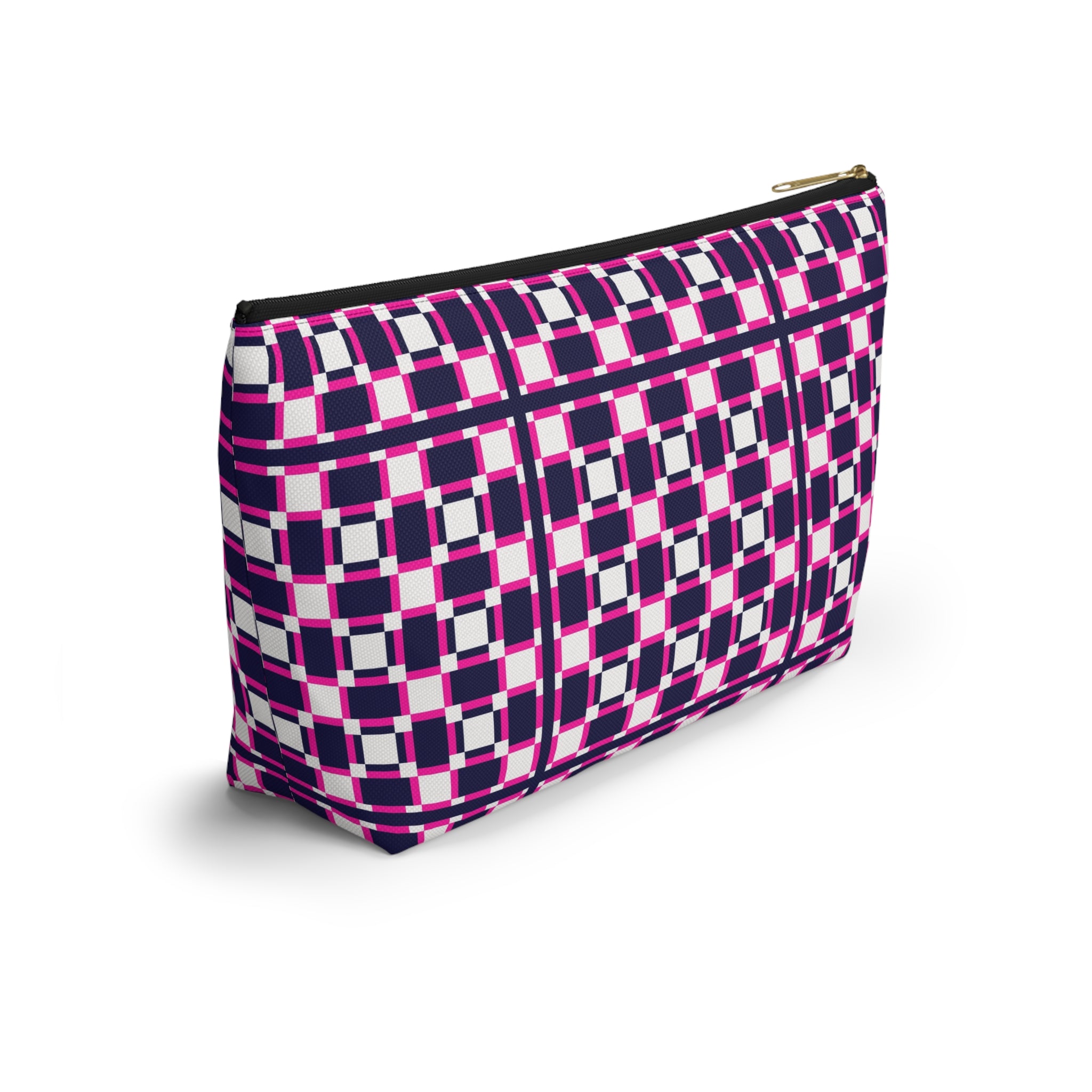 Vibrant Geometric Accessory Pouch, Makeup Bag, Organizing Pouch, Gift for Her, Travel Essentials, Fashion Accessory