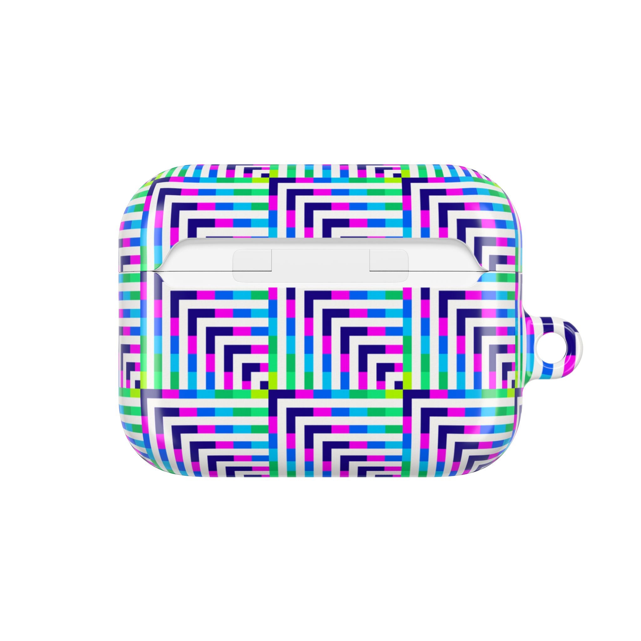 Colorful Geometric AirPod Case - Trendy, Durable, Unique Gift for Music Lovers, Perfect for Holidays and Everyday Use