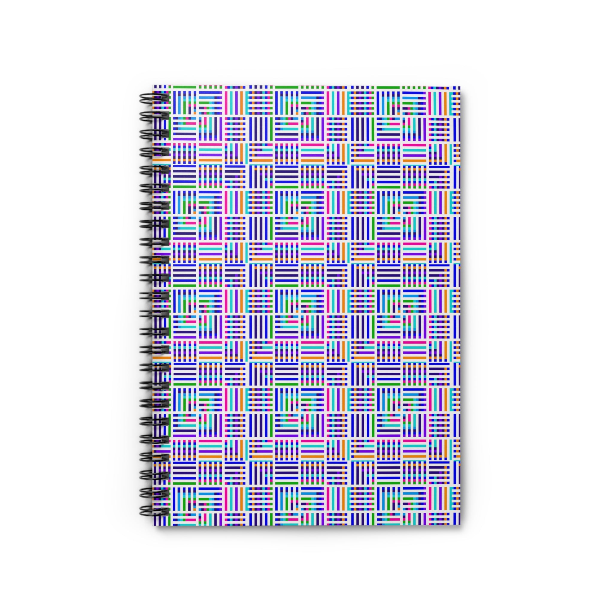 Colorful Patterned Spiral Notebook - Ruled Line, Journal for School, Gift for Students, Writing Essentials, Office Supplies, Creative [...]
