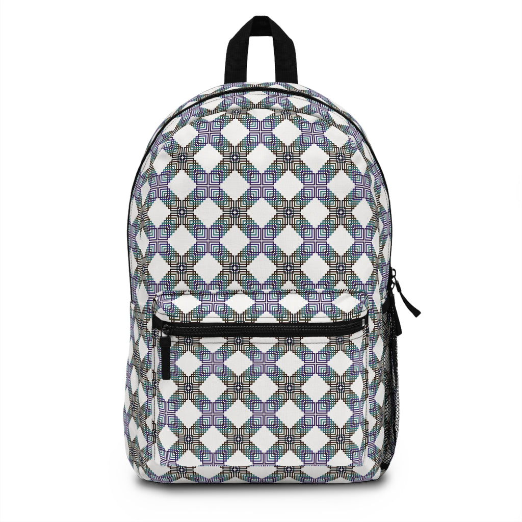 Stylish Geometric Backpack for Everyday Adventures, School, Travel, Hiking, Gift Idea