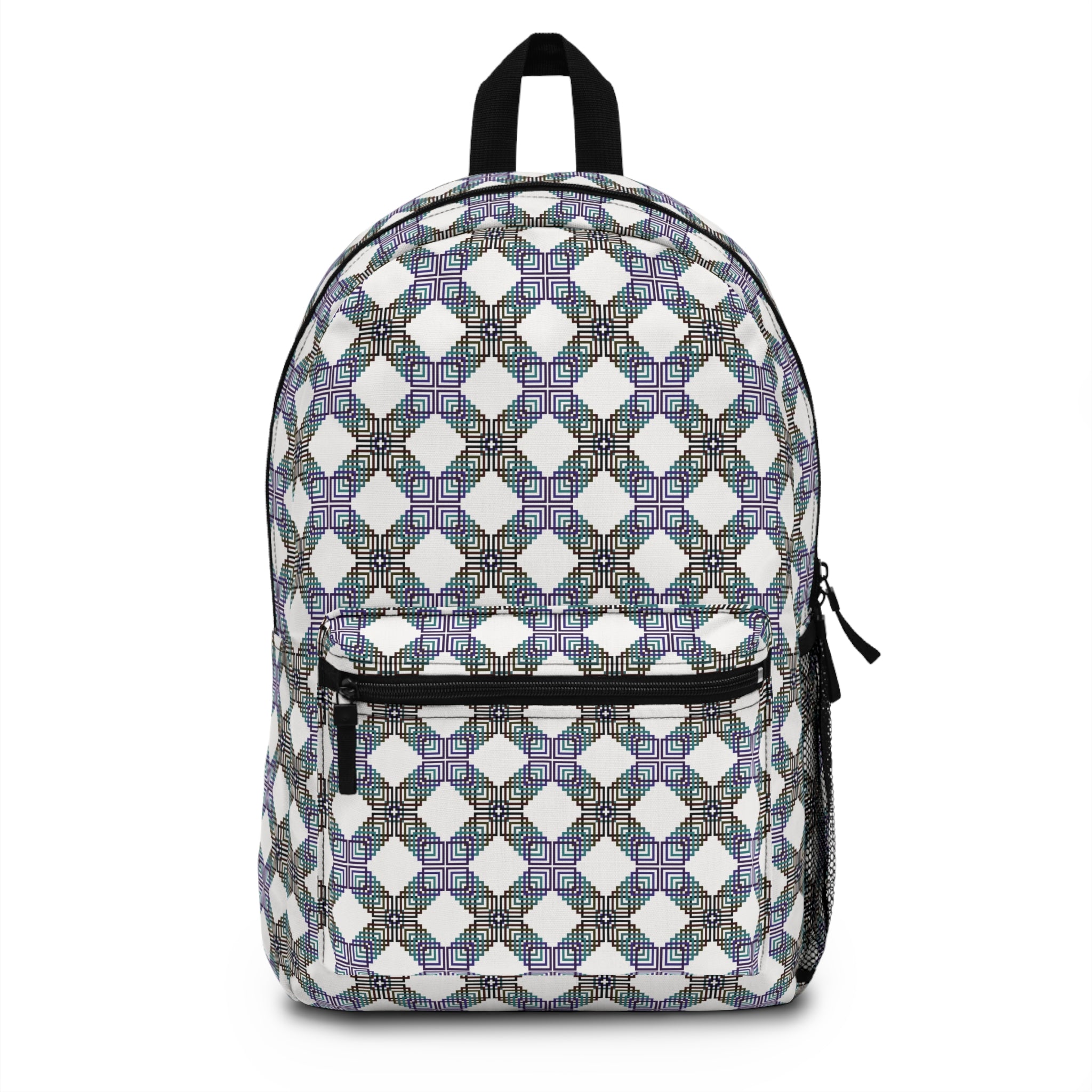 Stylish Geometric Backpack for Everyday Adventures, School, Travel, Hiking, Gift Idea