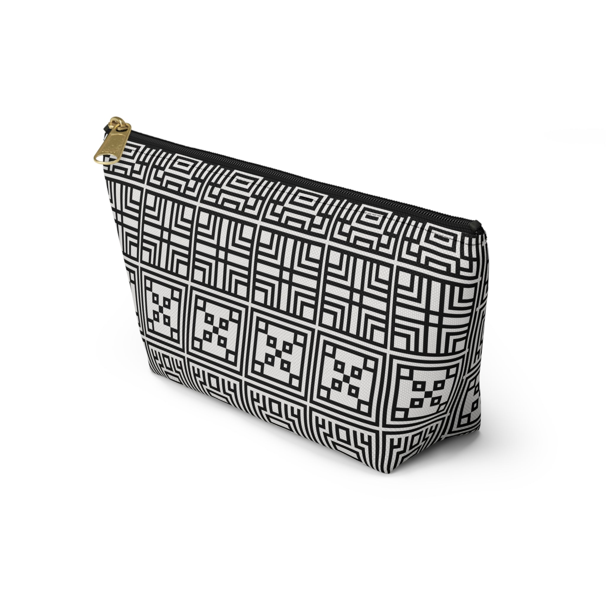 Chic Geometric Accessory Pouch - Perfect for Travel, Makeup, or Everyday Use, Stylish Gift for Friends and Family