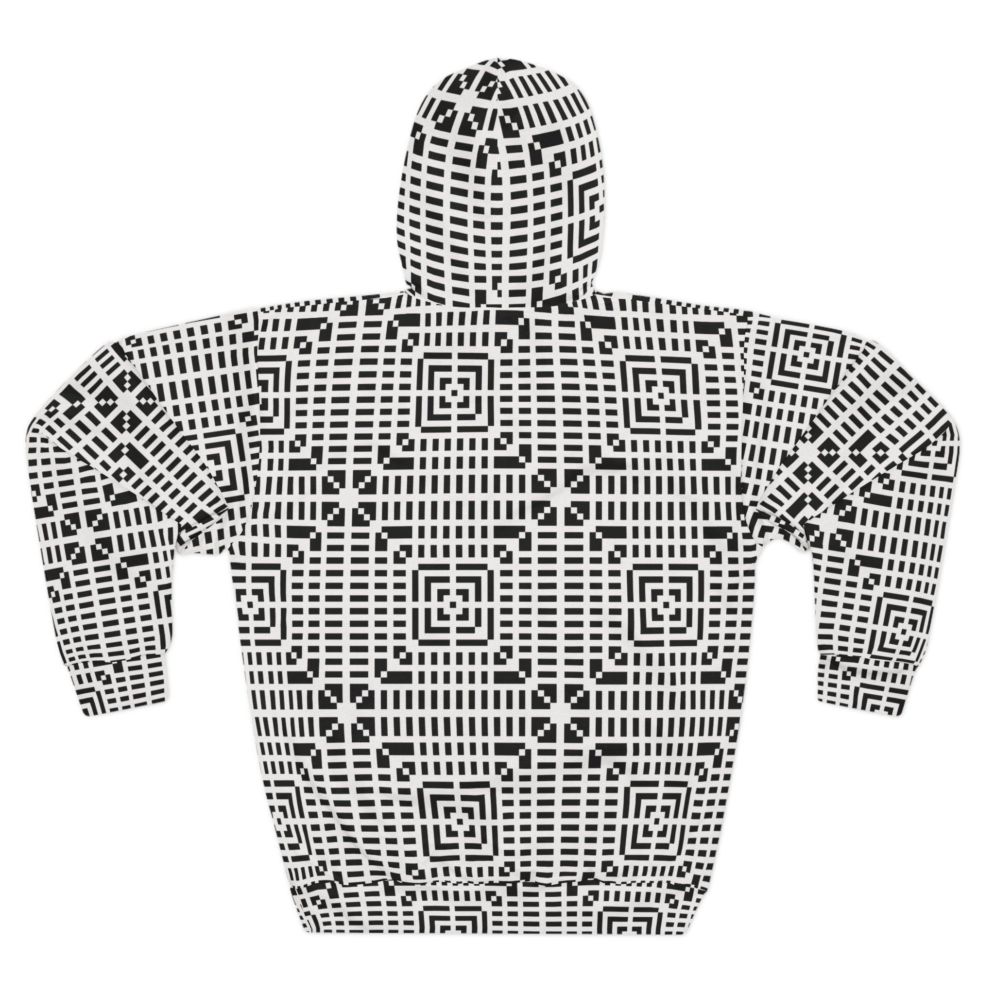 Colorful Geometric Unisex Pullover Hoodie | Cozy, Versatile, Perfect for Casual Wear, Gifts, Festivals, and Relaxation