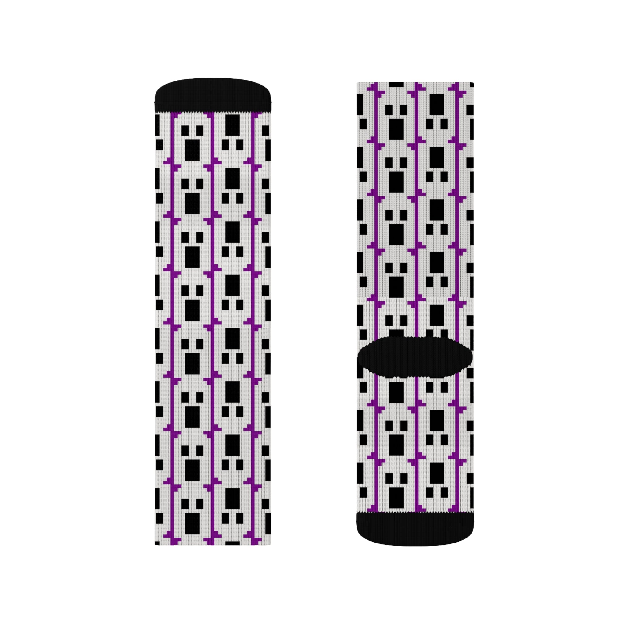 Stylish Graphic Socks, Unique Sock Design, Fun Gift for Her, Fashion Accessories, Sublimation Socks, Trendy Footwear
