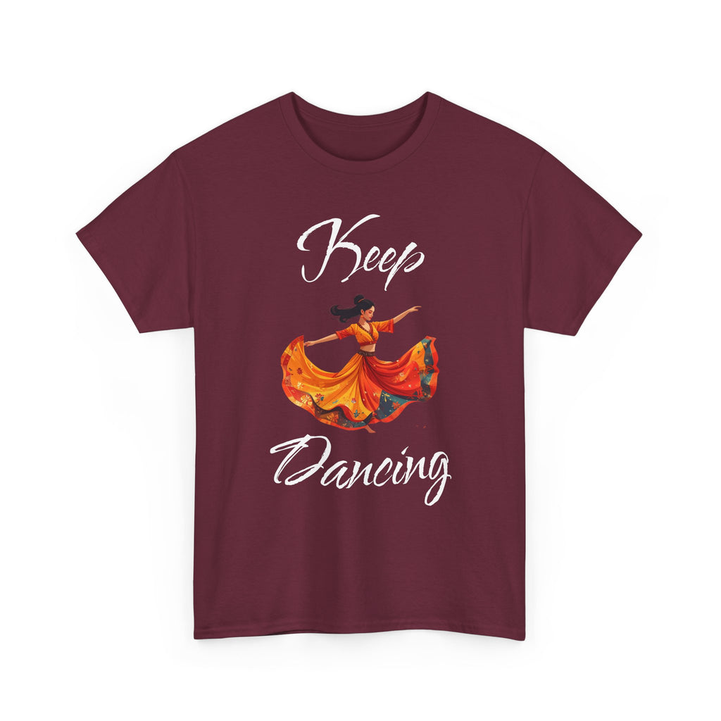 Dance of Elegance Unisex Heavy Cotton Tee, Artsy Shirt for Dance Lovers, Perfect Gift for Birthdays, Casual Wear, Festival Attire, [...]