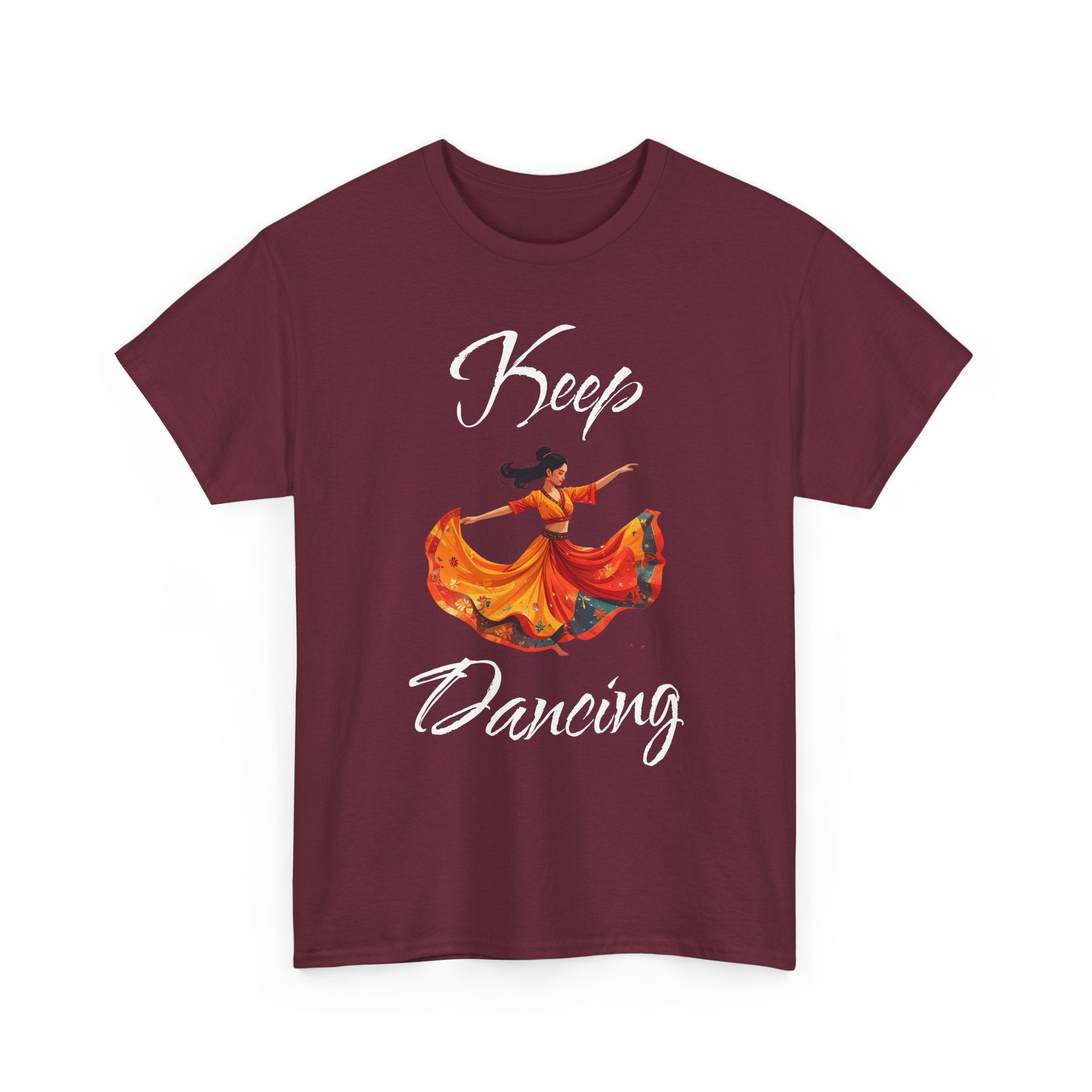 Dance of Elegance Unisex Heavy Cotton Tee, Artsy Shirt for Dance Lovers, Perfect Gift for Birthdays, Casual Wear, Festival Attire, [...]
