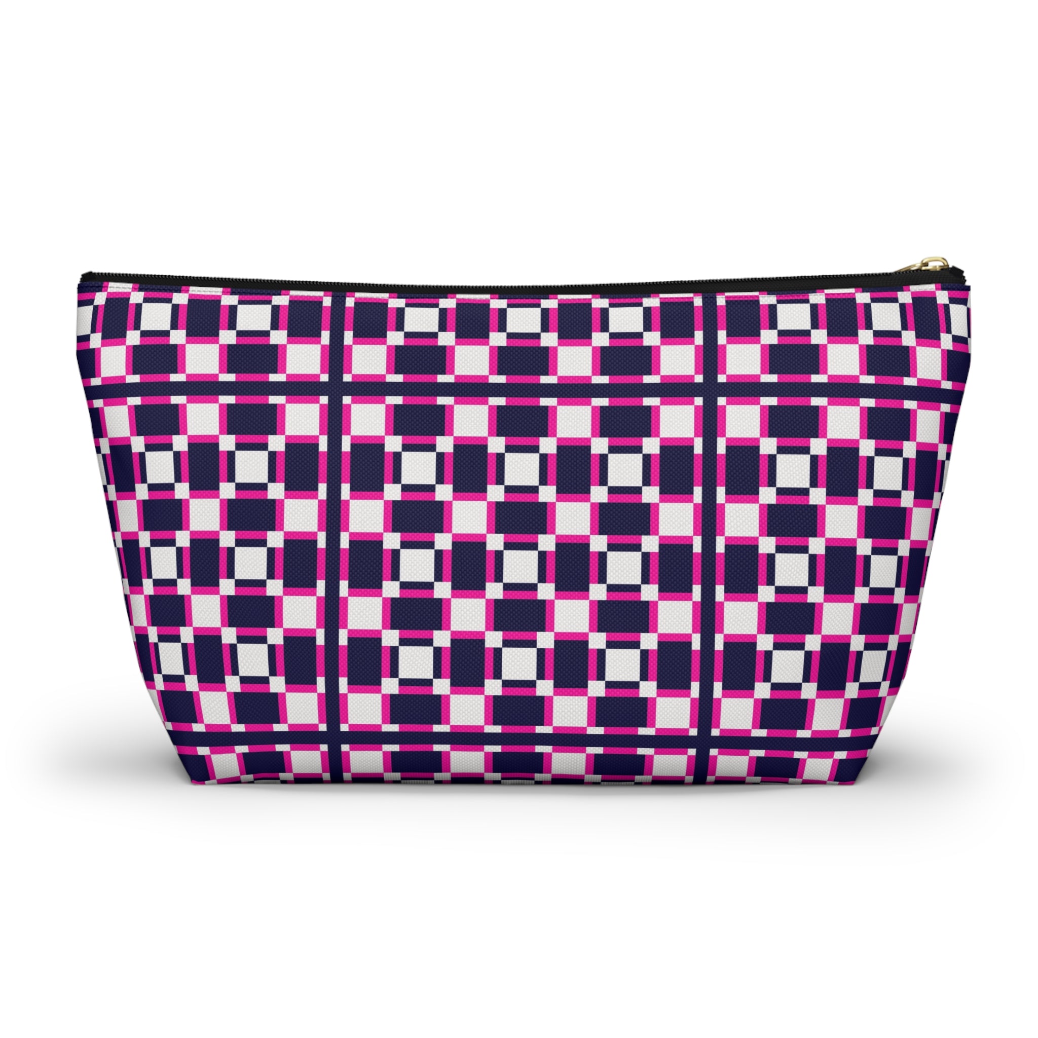 Vibrant Geometric Accessory Pouch, Makeup Bag, Organizing Pouch, Gift for Her, Travel Essentials, Fashion Accessory