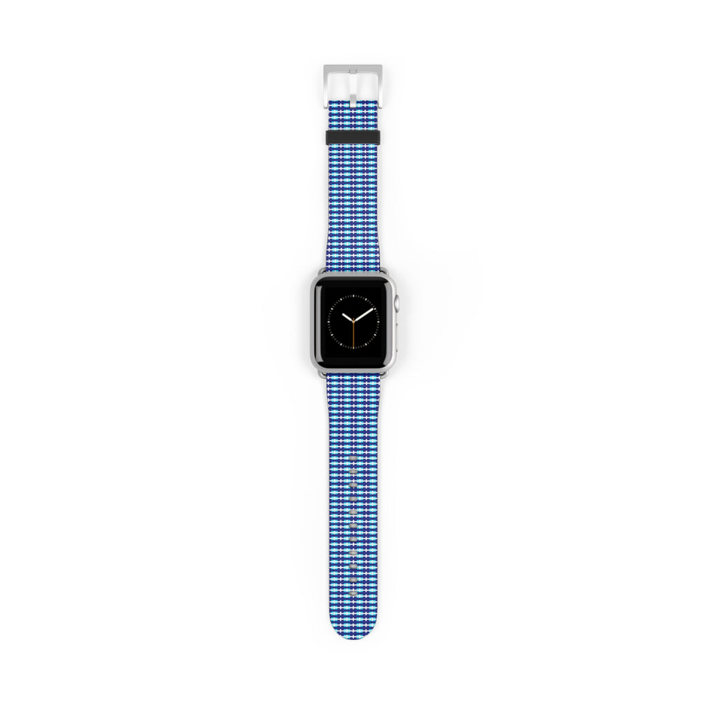 Blue Checkered Watch Band, Stylish Apple Watch Strap, Unisex Accessory, Perfect Gift for Any Occasion, Trendy Sports Band, Comfortable [...]