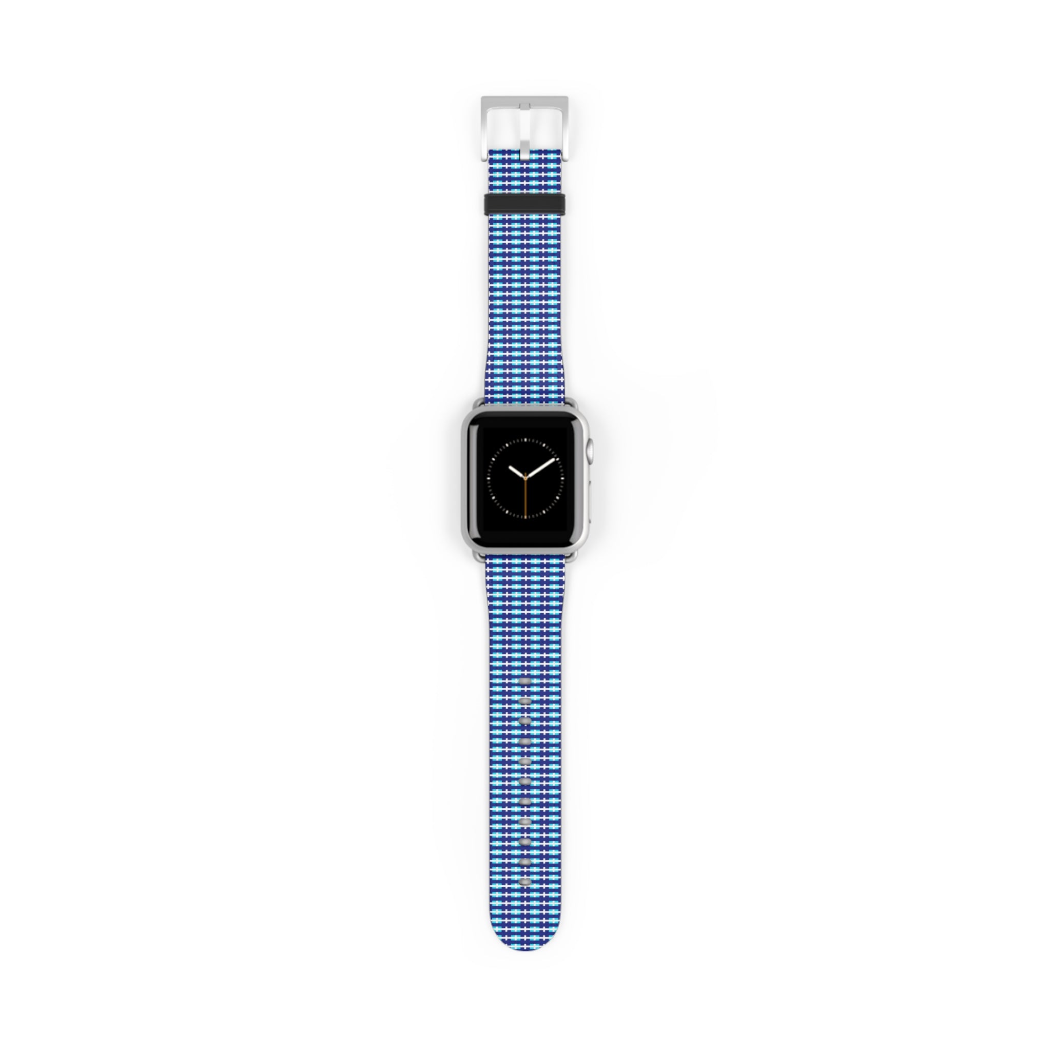 Blue Checkered Watch Band, Stylish Apple Watch Strap, Unisex Accessory, Perfect Gift for Any Occasion, Trendy Sports Band, Comfortable [...]