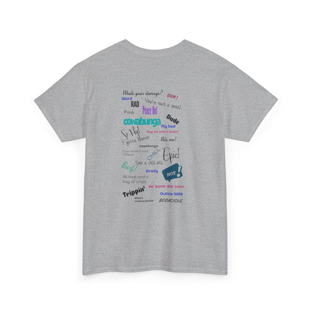 Gen X Unisex Heavy Cotton Tee - Nostalgic Graphic T-Shirt, Perfect for Casual Wear, Gifts, Birthdays, and Retro Celebrations