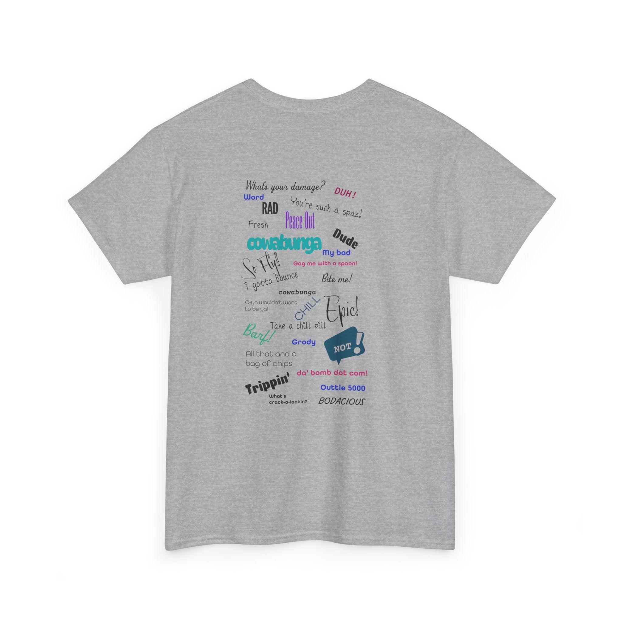 Gen X Unisex Heavy Cotton Tee - Nostalgic Graphic T-Shirt, Perfect for Casual Wear, Gifts, Birthdays, and Retro Celebrations