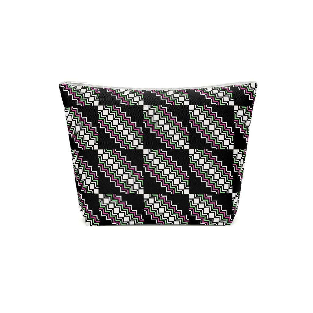 Chic Patterned Cotton Cosmetic Bag | Makeup Organizer, Travel Pouch, Cute Gift, Stylish Clutch, Everyday Essentials