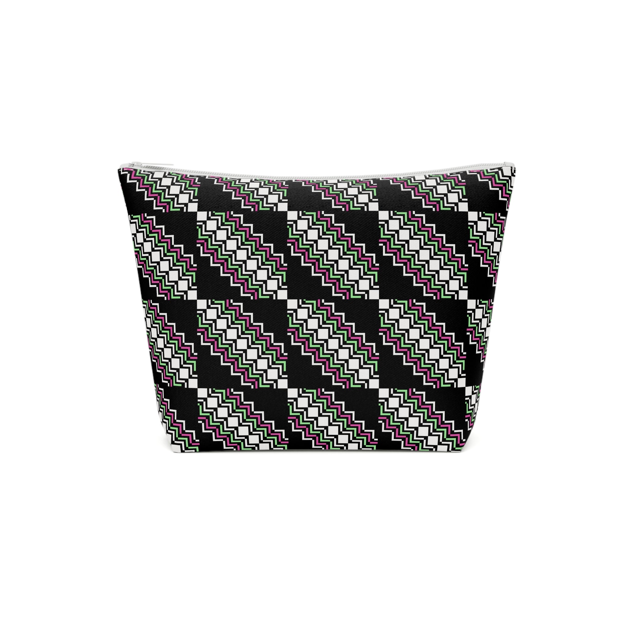 Chic Patterned Cotton Cosmetic Bag | Makeup Organizer, Travel Pouch, Cute Gift, Stylish Clutch, Everyday Essentials