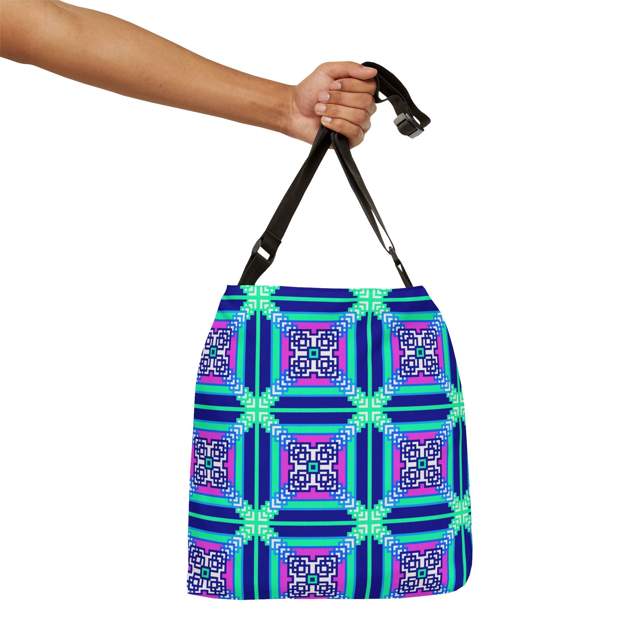 Colorful Adjustable Tote Bag, Eco-Friendly Shopping Tote, Stylish Everyday Bag, Travel Companion, Unique Gift Idea