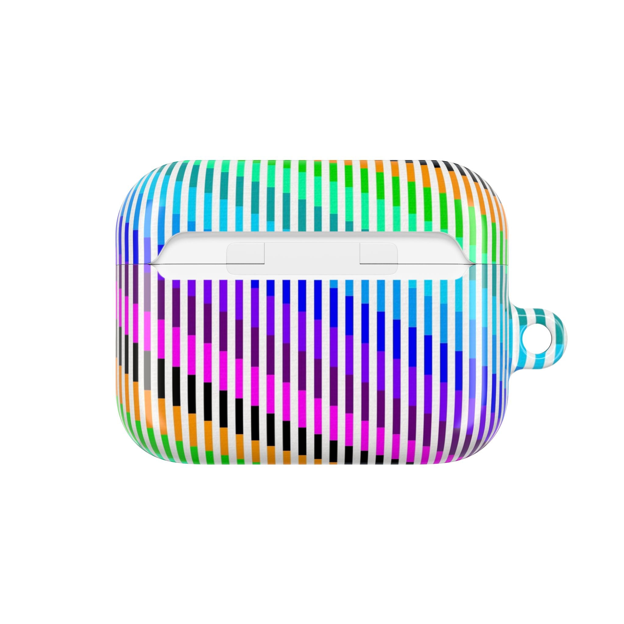Colorful Rainbow AirPod Case Cover, Trendy Protection, Gift for Music Lovers, Fun Accessory, Summer Vibes, Unique Design