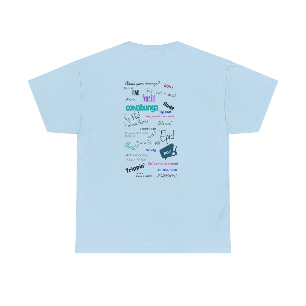 Gen X Unisex Heavy Cotton Tee - Nostalgic Graphic T-Shirt, Perfect for Casual Wear, Gifts, Birthdays, and Retro Celebrations