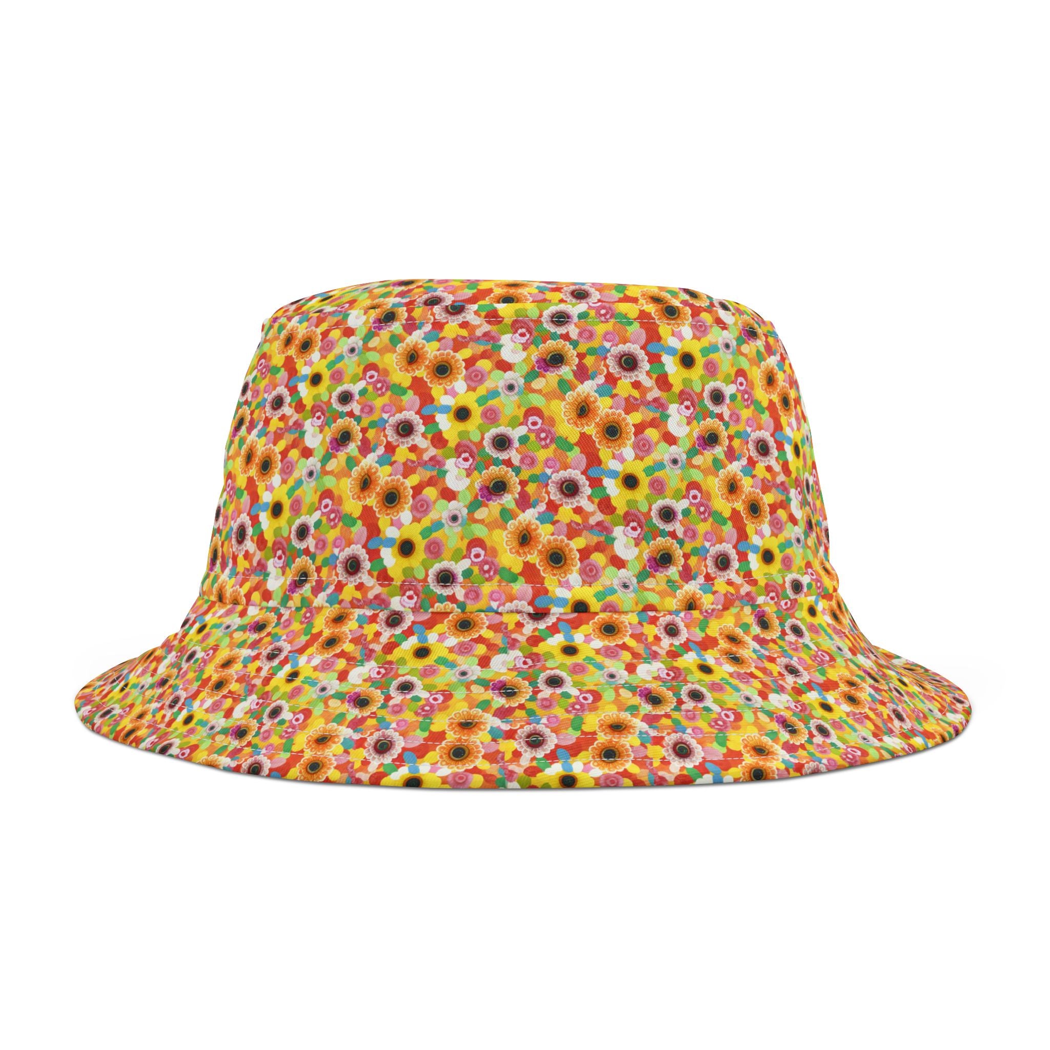 Colorful Floral Bucket Hat, Summer Accessories, Trendy Sun Protection Hat, Festival Wear, Vacation Essentials, Gift for Her
