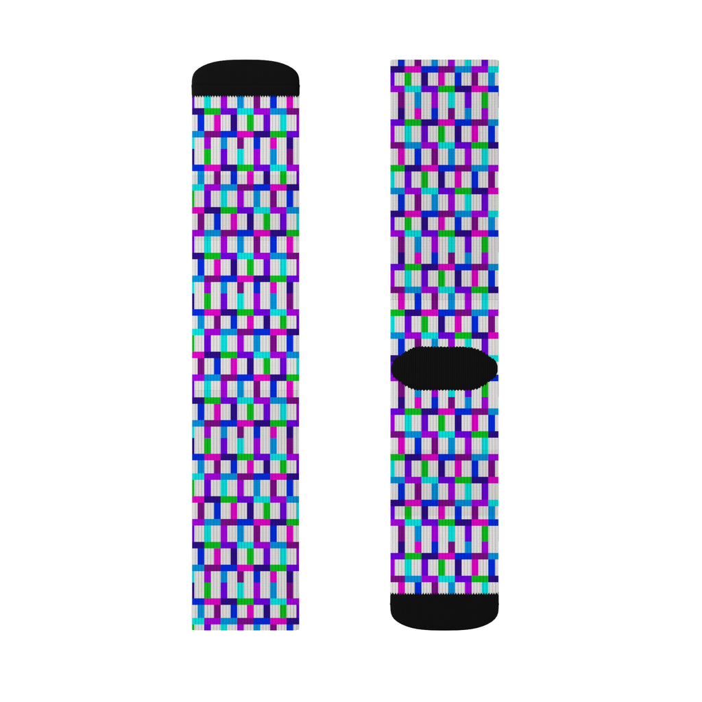 Colorful Sublimation Socks | Fun Gift for Fashion Lovers, Cozy Everyday Wear, Unique Holiday Present, Vibrant Patterns, Stylish Accessories