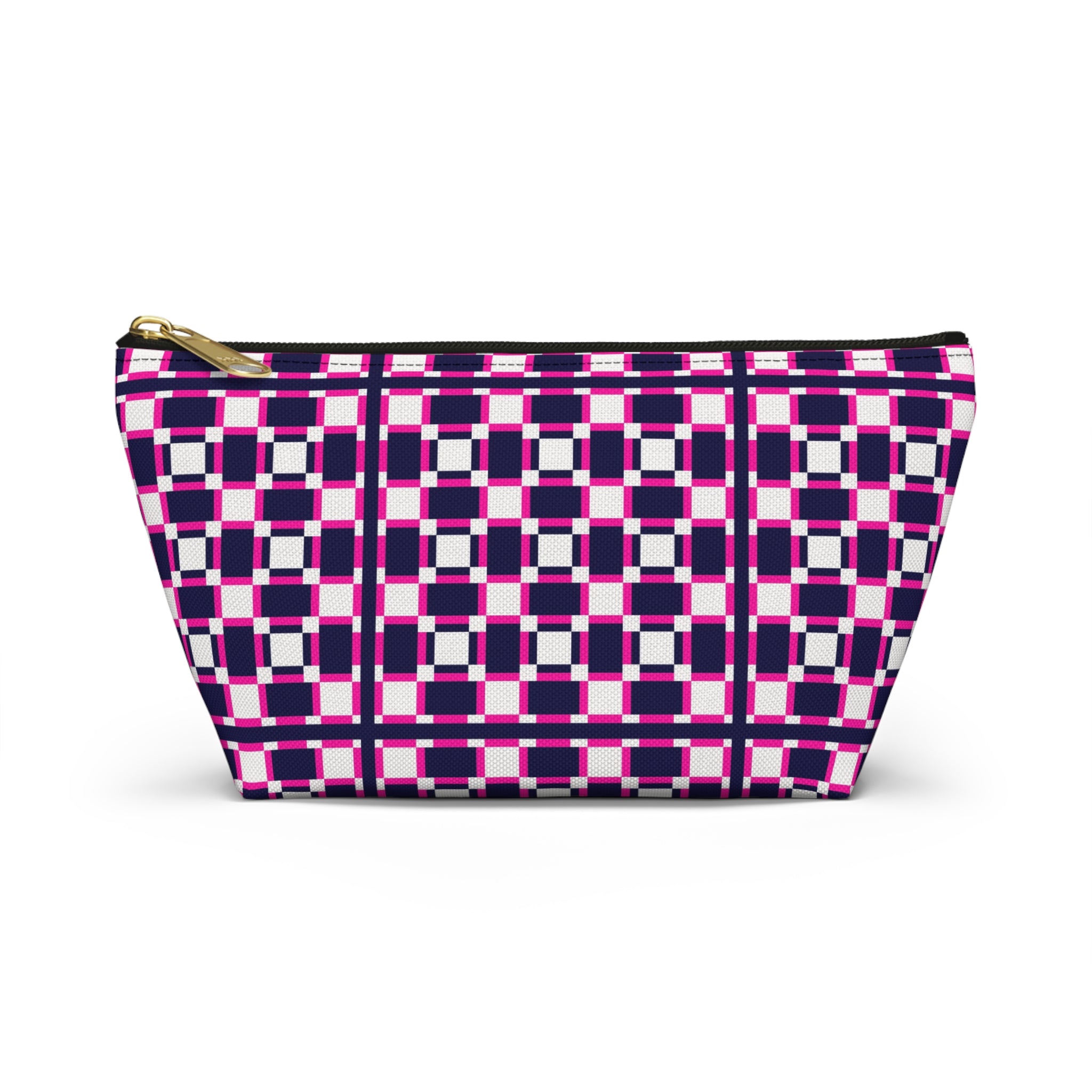 Vibrant Geometric Accessory Pouch, Makeup Bag, Organizing Pouch, Gift for Her, Travel Essentials, Fashion Accessory