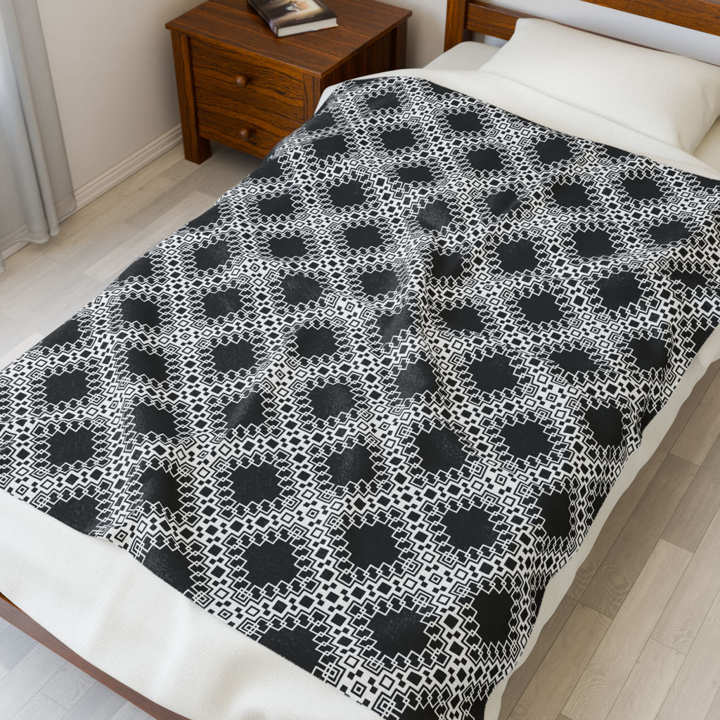 Cozy Velveteen Plush Blanket, Soft Throw Blanket for Home Decor, Gift for Holidays, Couch Blanket, Perfect for Snuggling