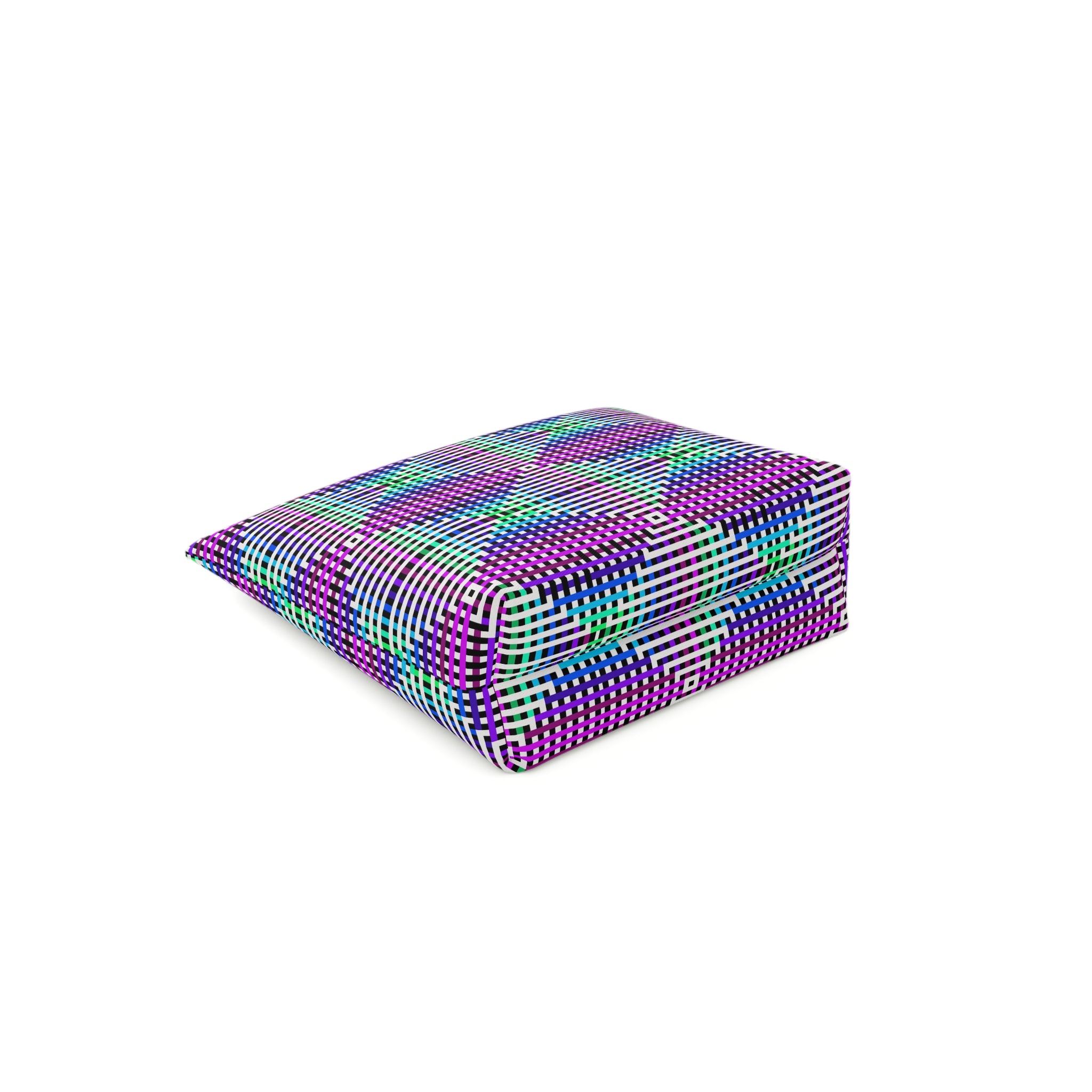 Vibrant Geometric Cosmetic Bag | Makeup Organizer, Travel Bag, Gift for Her, Toiletry Pouch, Purple Pattern