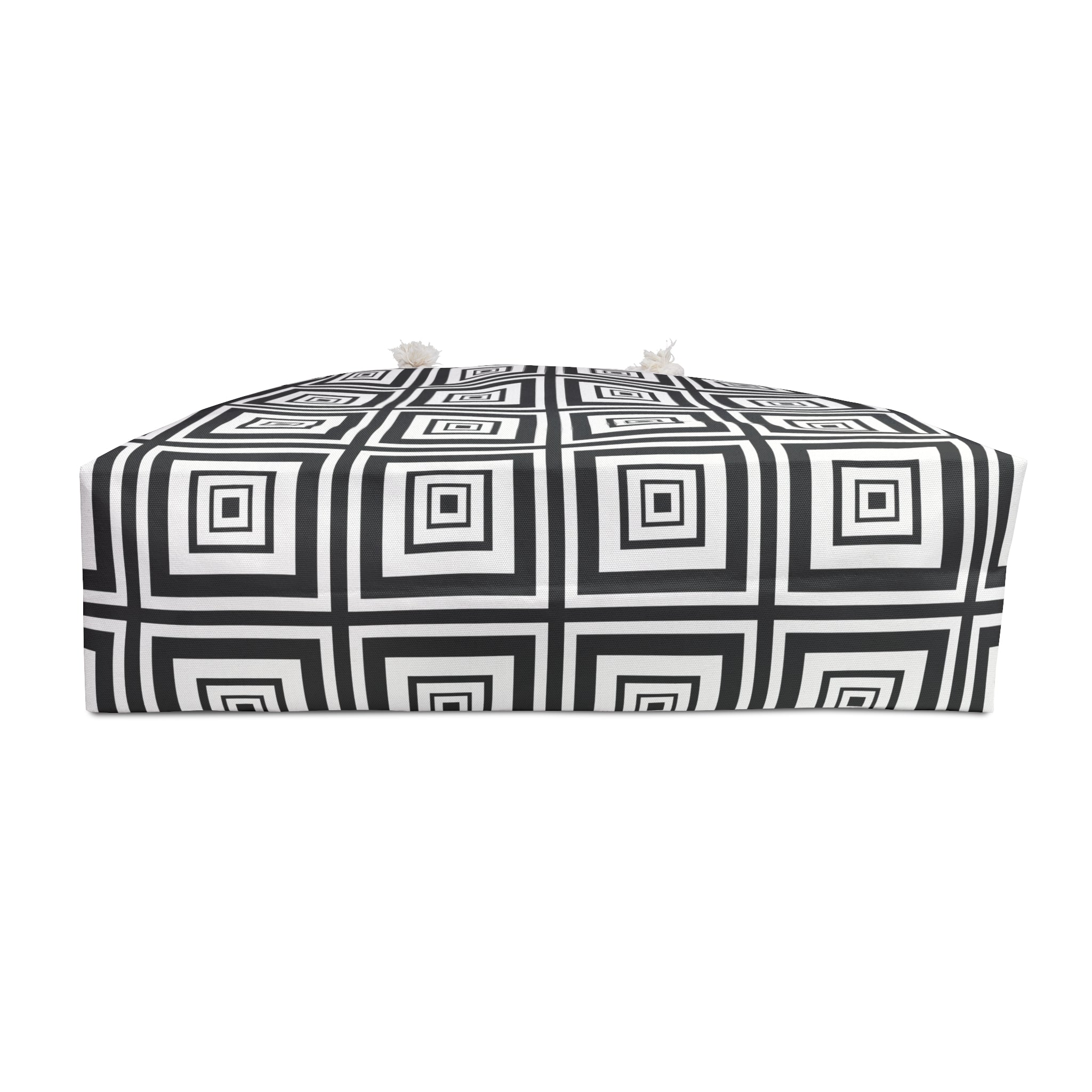 Chic Geometric Weekender Bag | Travel Tote, Overnight Bag, Gym Bag, Stylish Luggage, Gift for Her